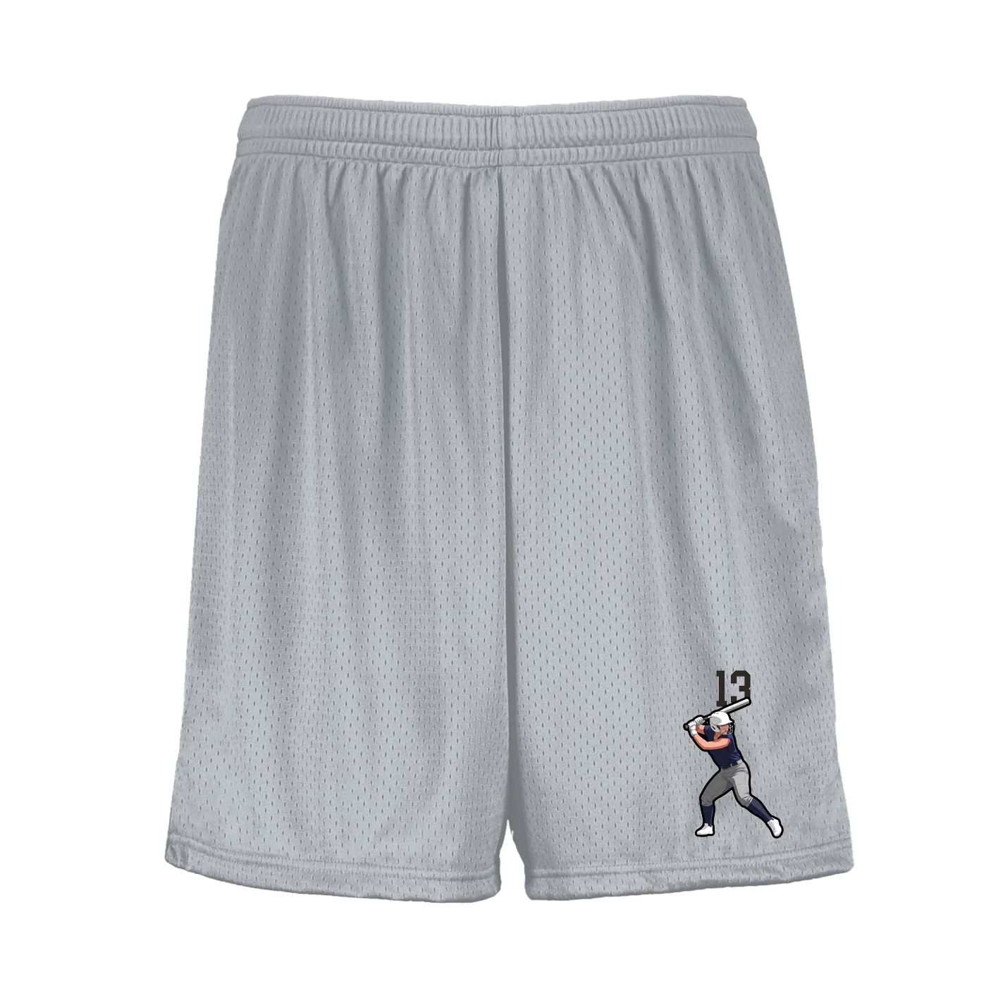 Shorts — Number Top in Silver