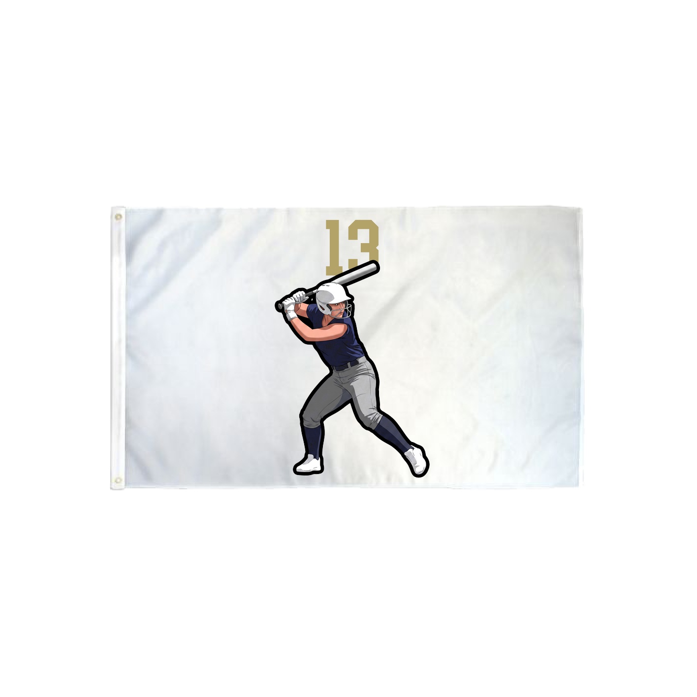 3x5 Flag — Number Top in Classic