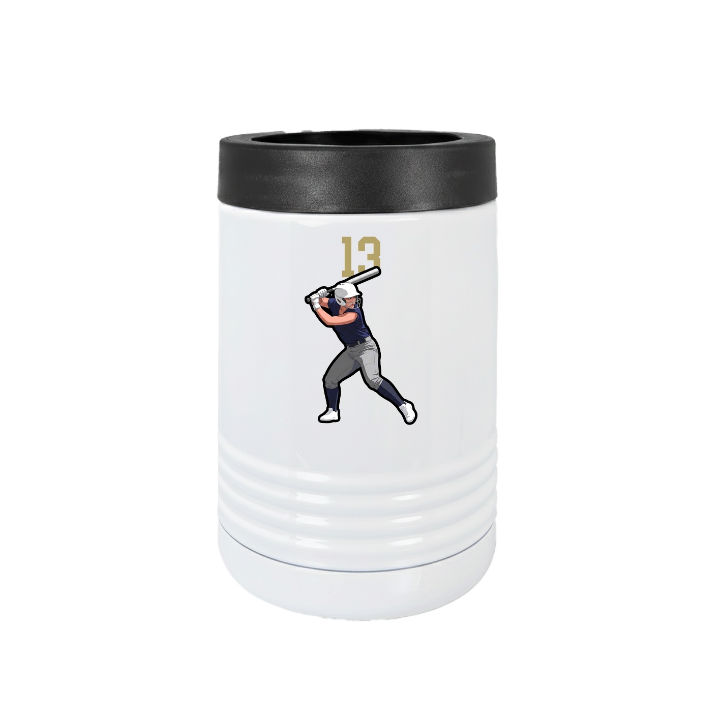 Beverage Holder — Number Top in White