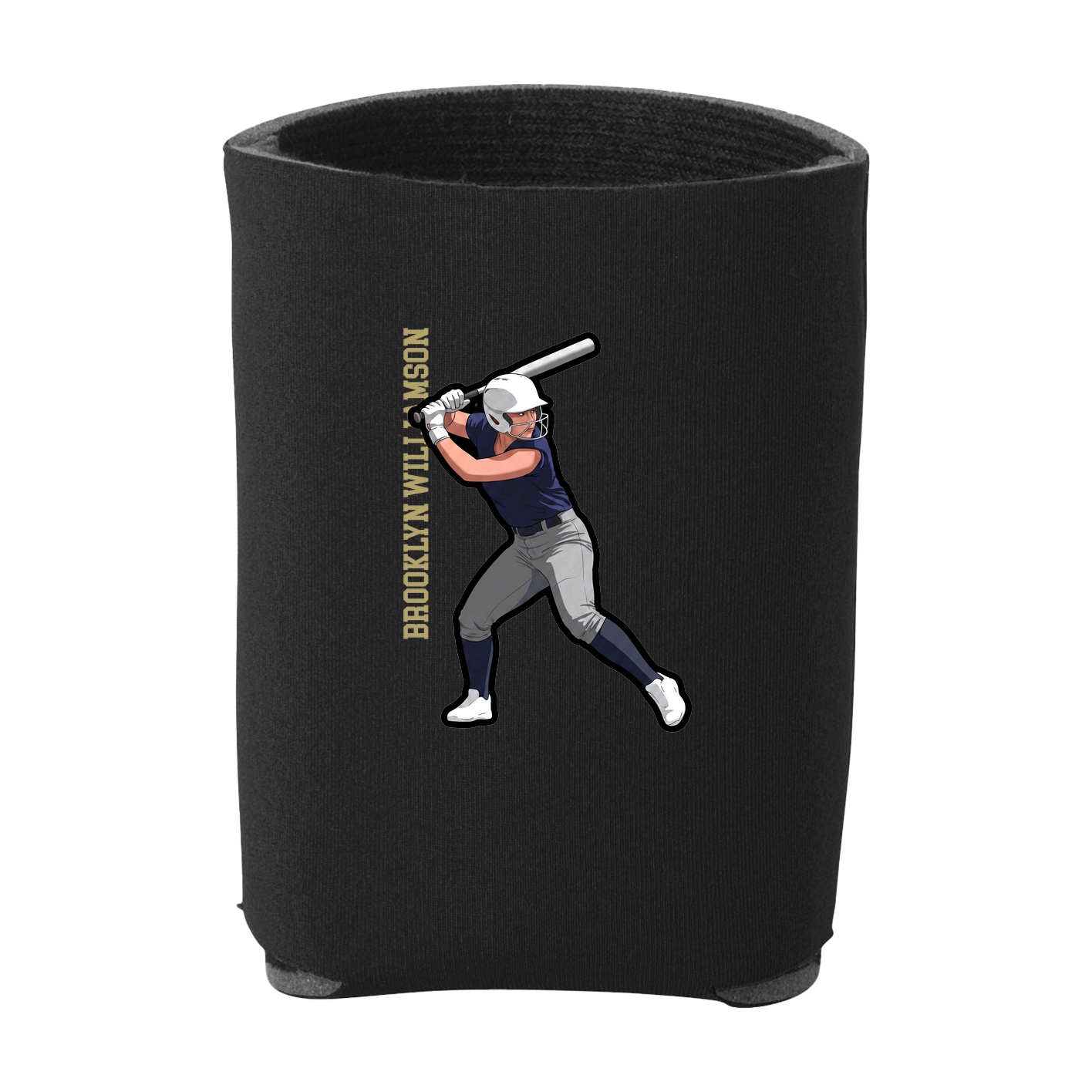 Can Holder — Name Vertical in Black