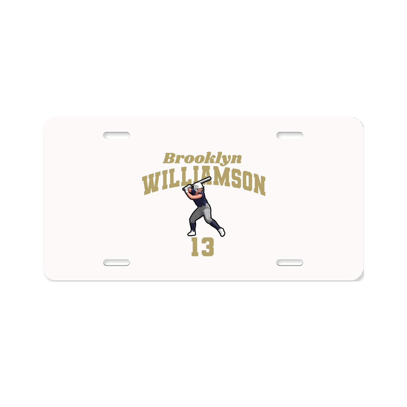 License Plate — Signature Arch in Classic