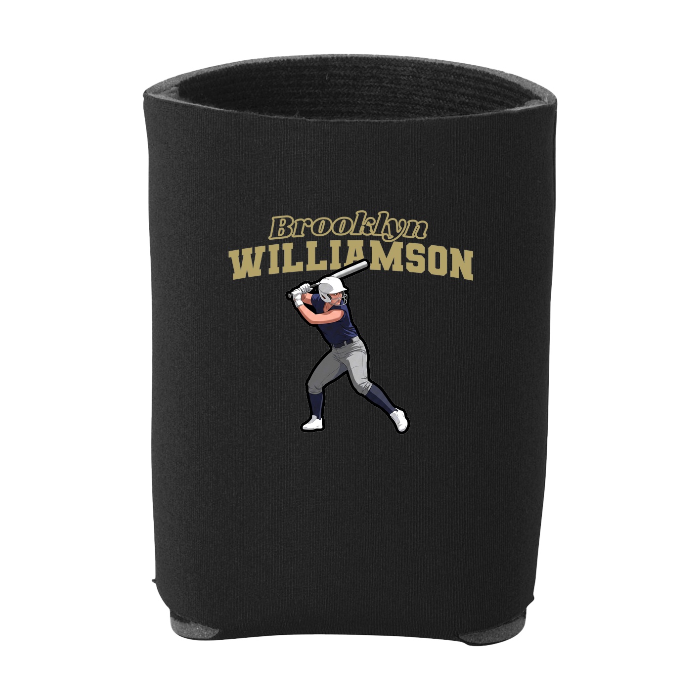 Can Holder — Name Arch in Black