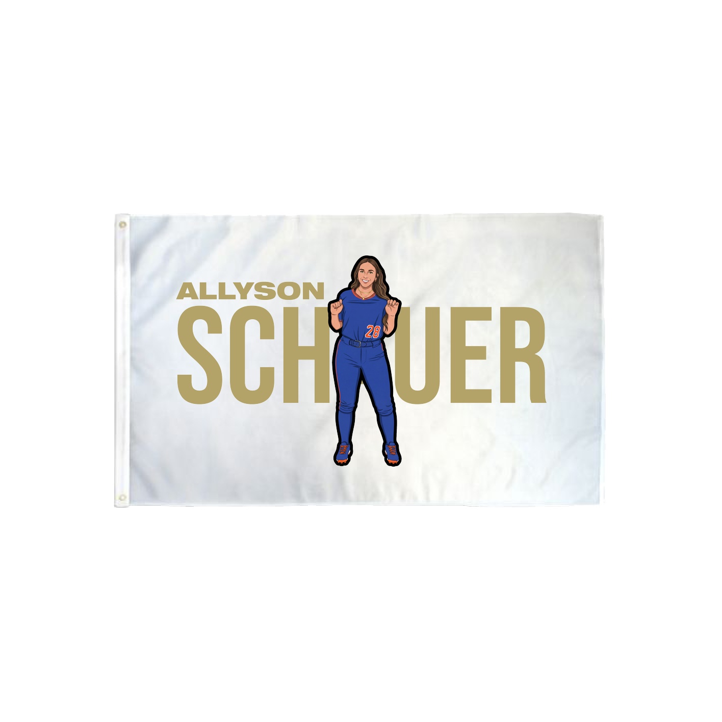 3x5 Flag — Player Name in Classic
