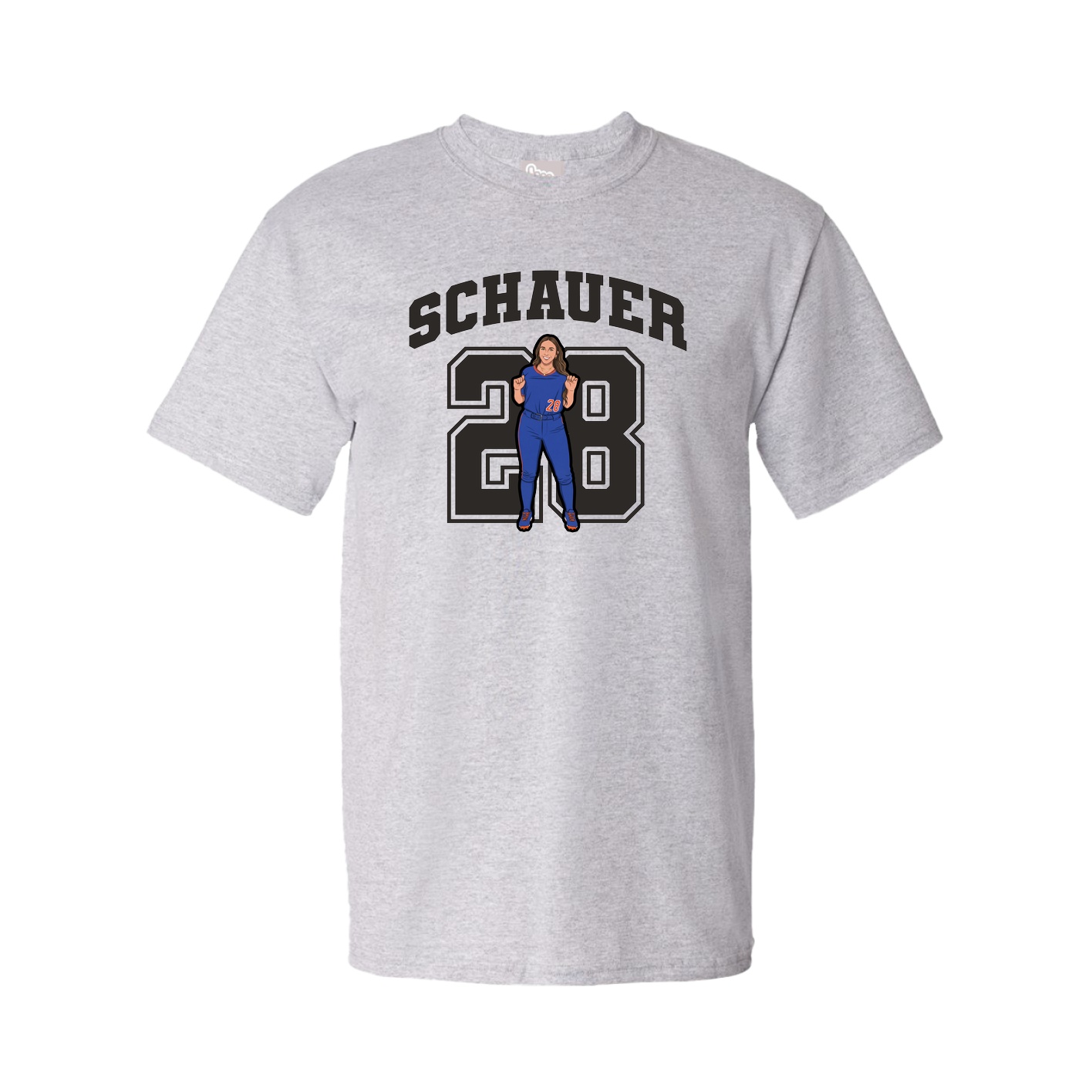 Tee — Number in Grey