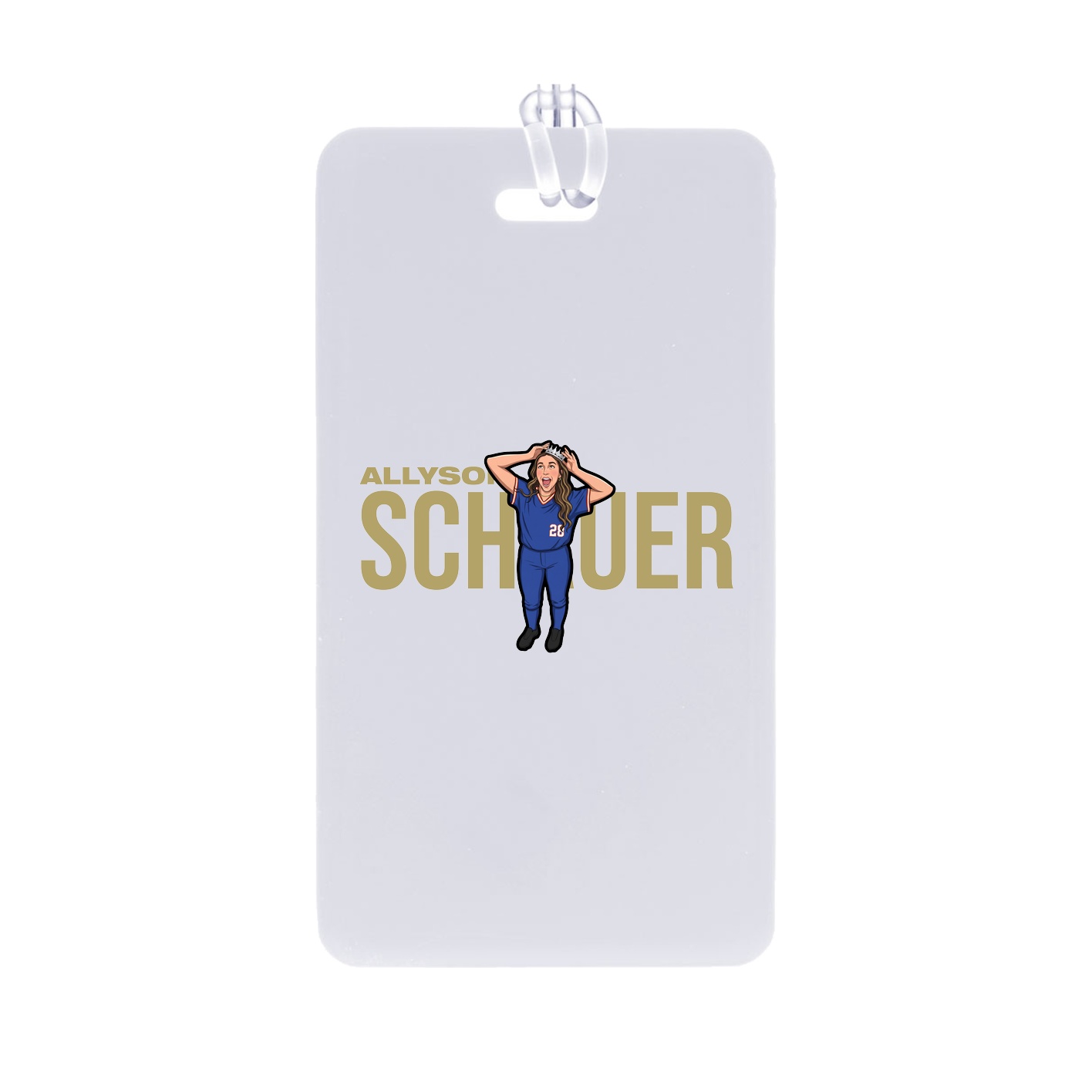 Bag Tag — Player Name in Classic