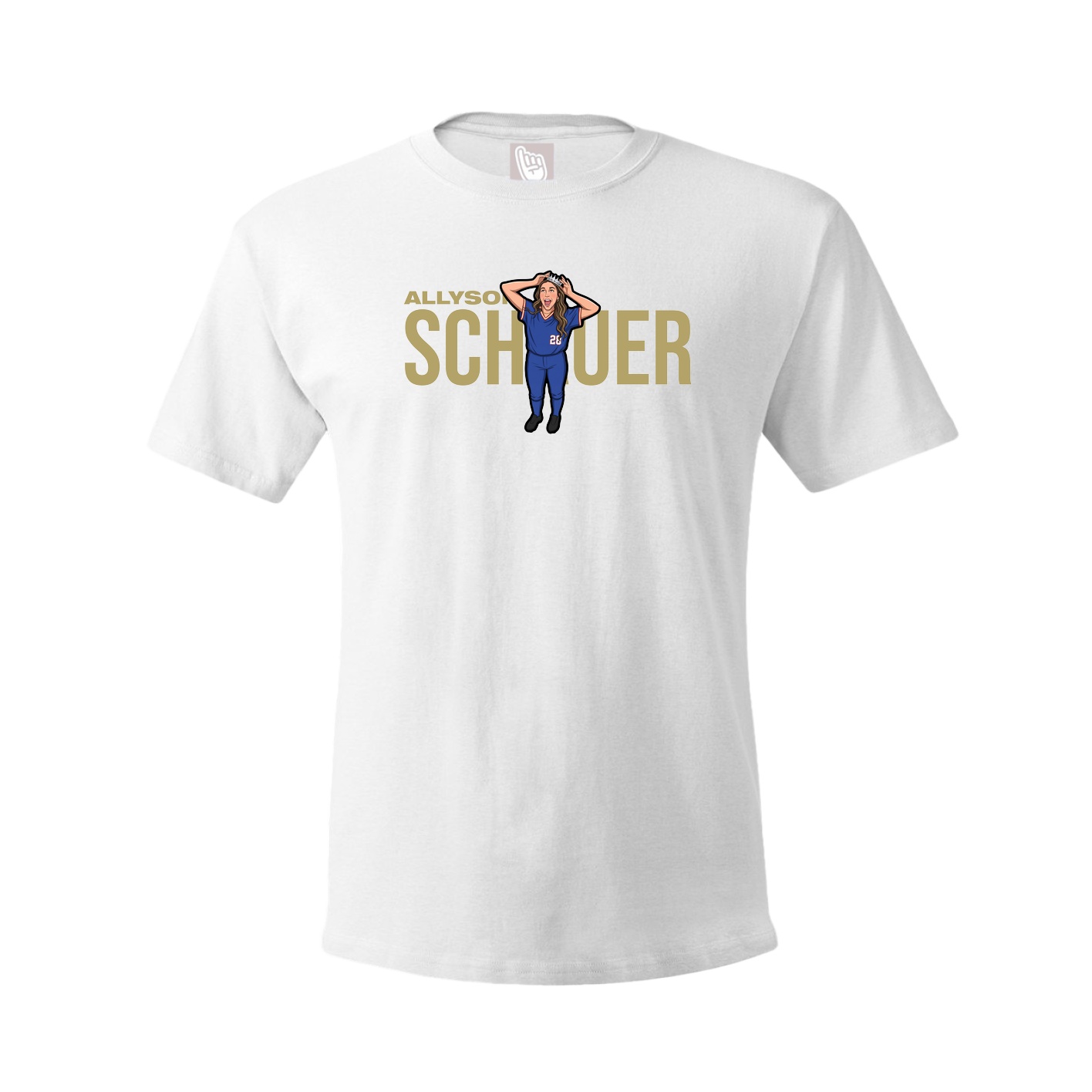 Tee — Player Name in White