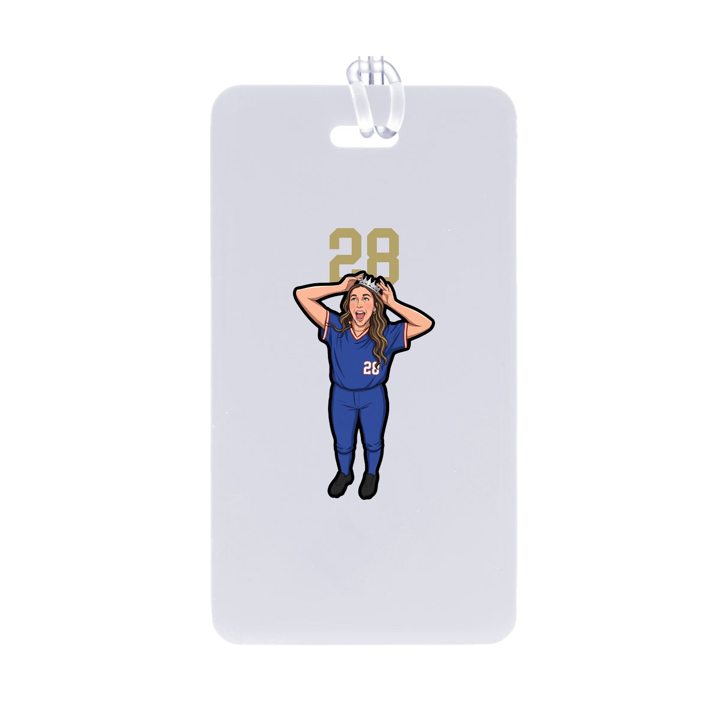 Bag Tag — Number Top in Classic