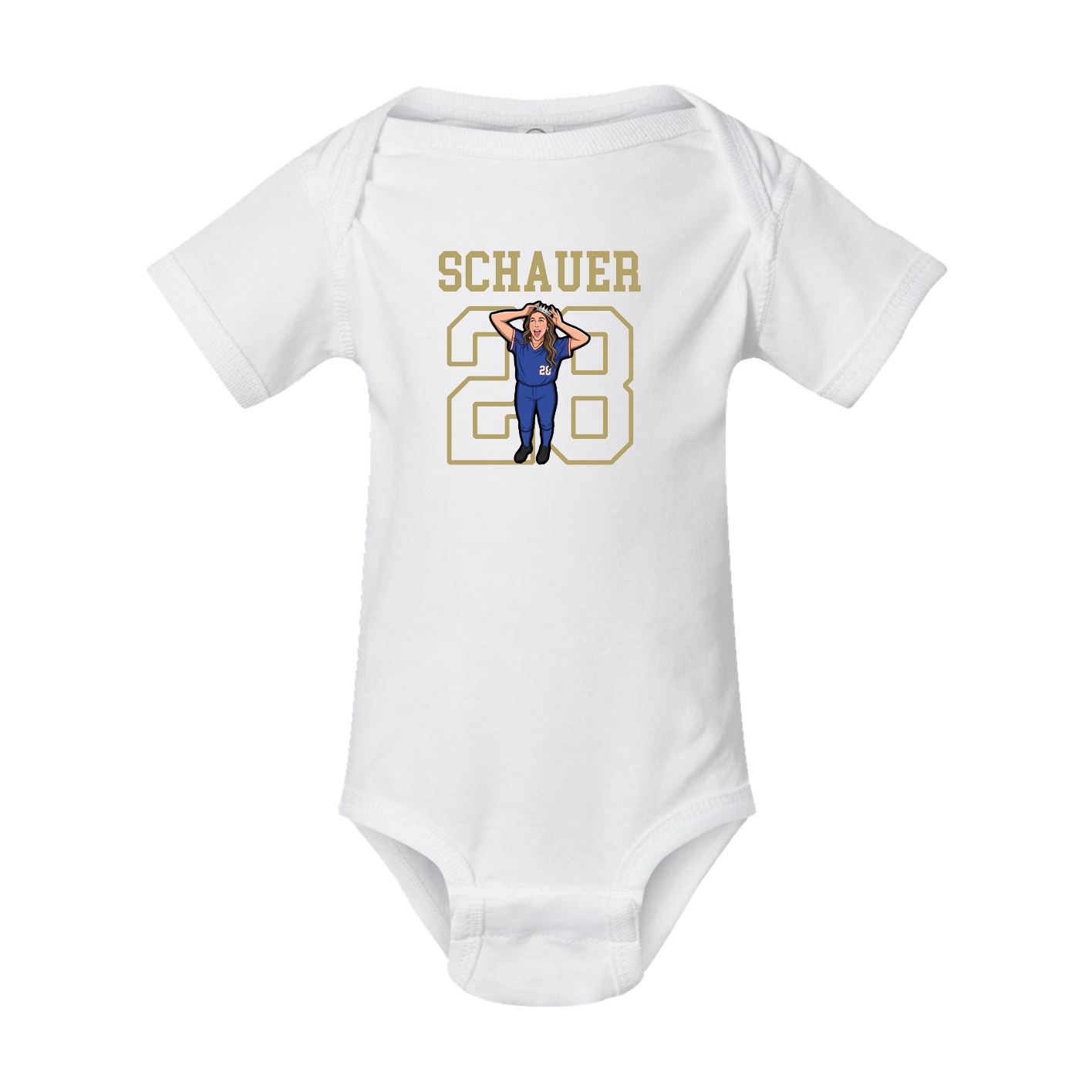 Baby Onesie — Shirsey in White