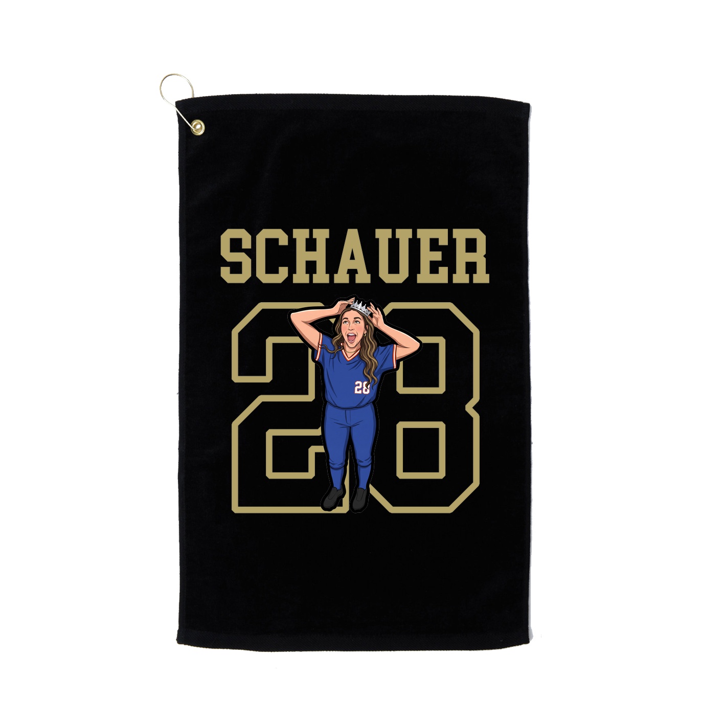 Golf Towel — Shirsey in Black