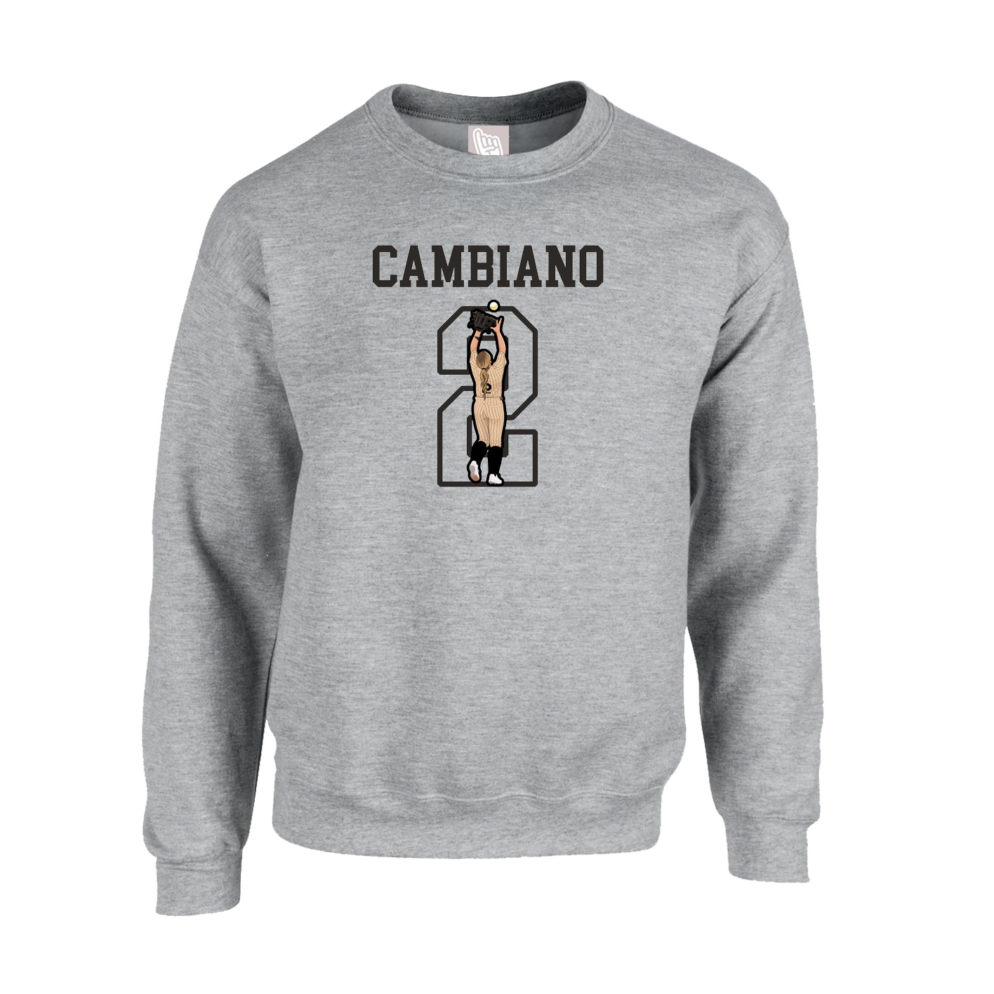 Fleece Crew — Shirsey in Grey