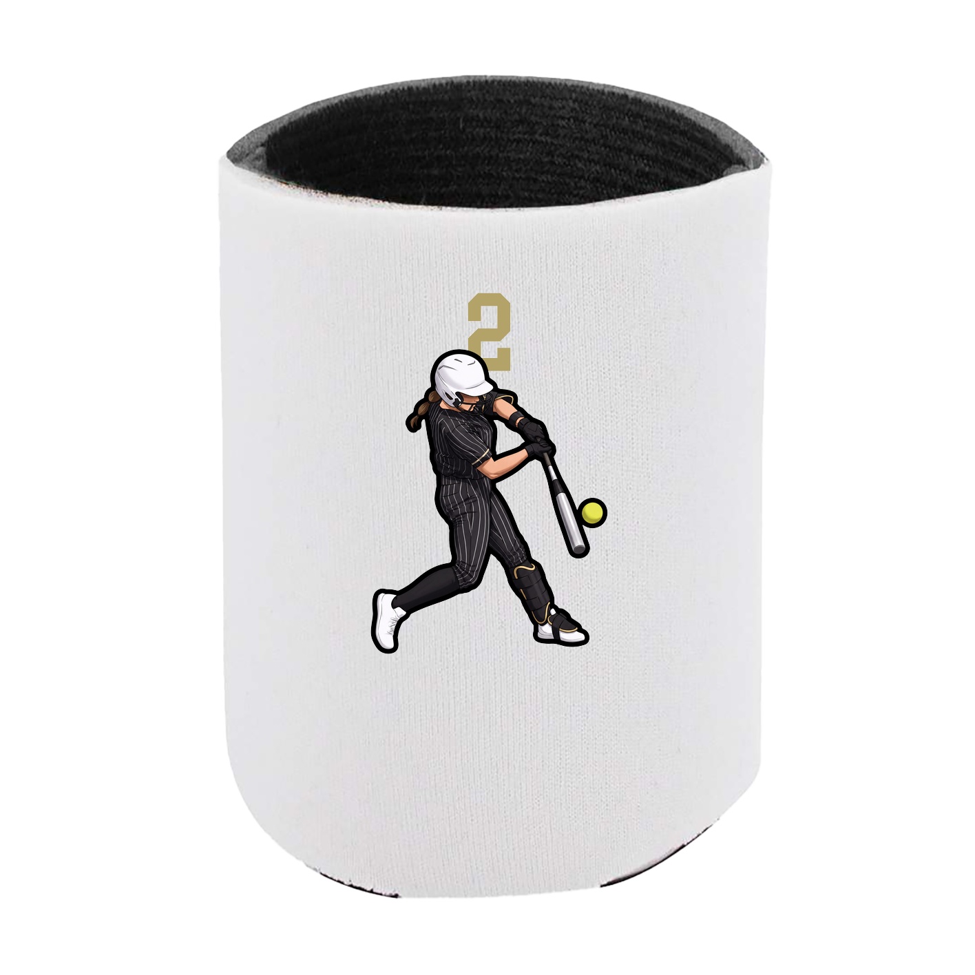 Can Holder — Number Top in White