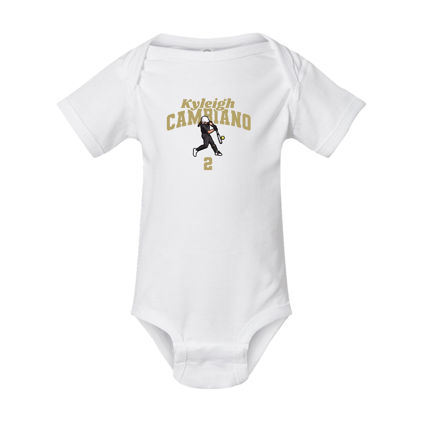 Baby Onesie — Signature Arch in White