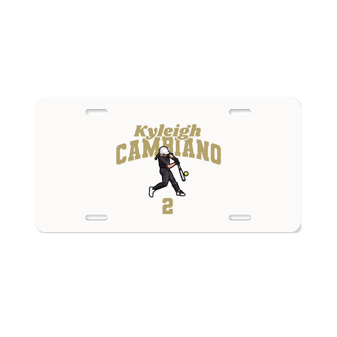 License Plate — Signature Arch in Classic