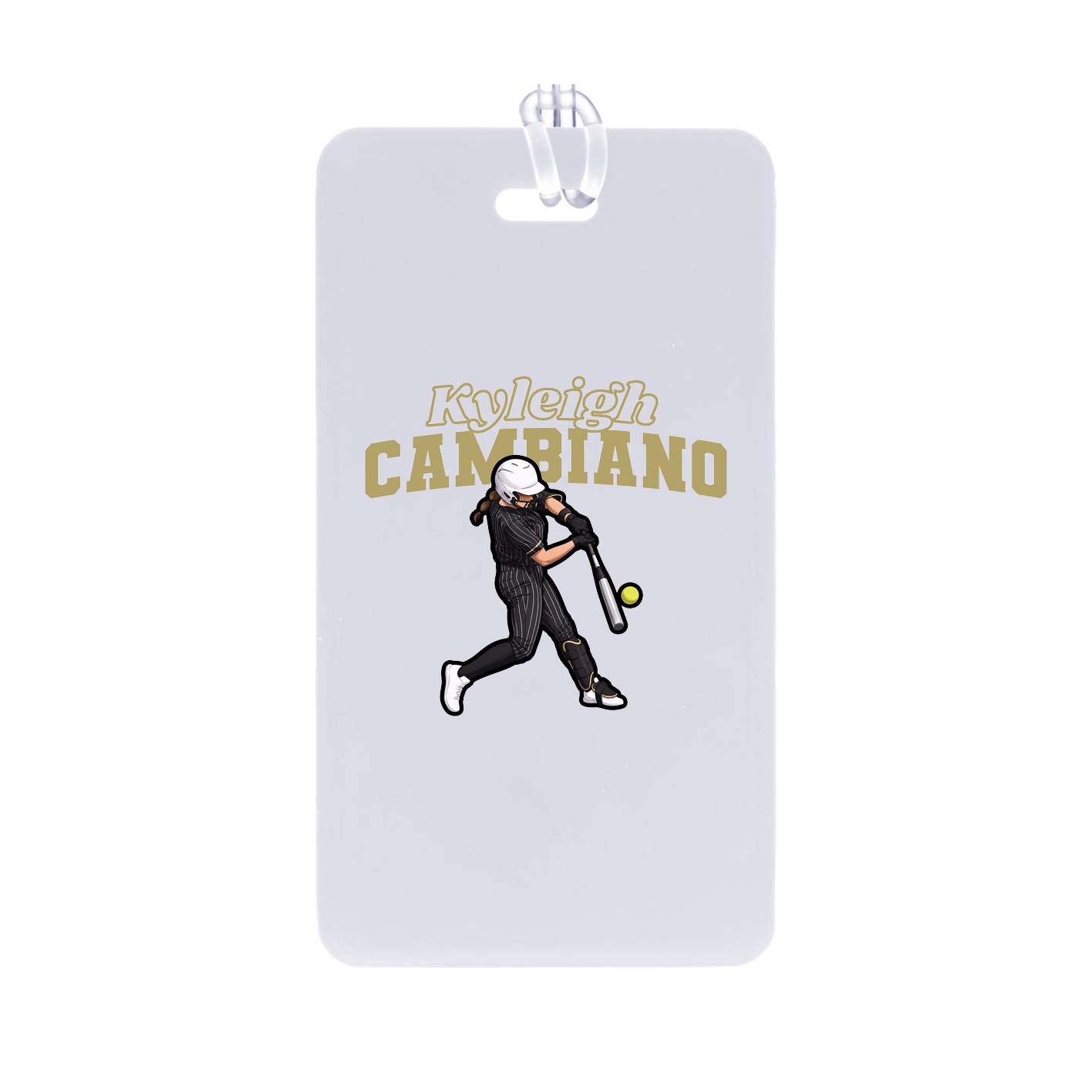 Bag Tag — Name Arch in Classic