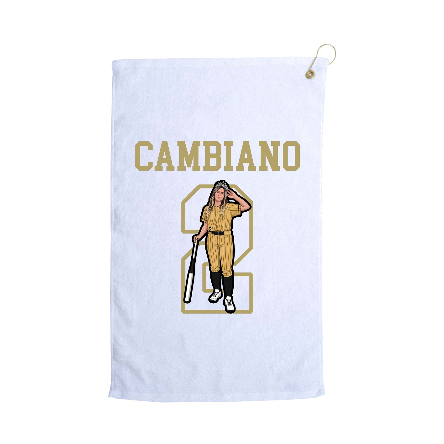 Golf Towel — Shirsey in White