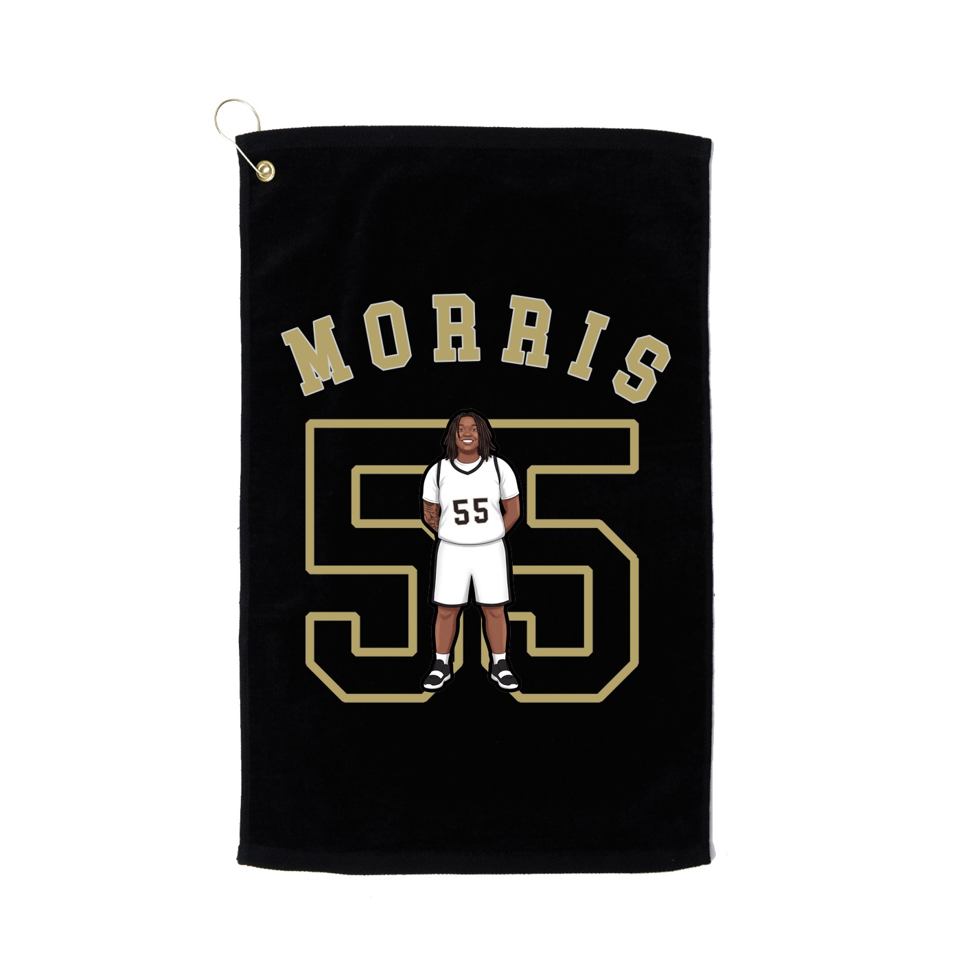 Golf Towel — Shirsey Arch in Black