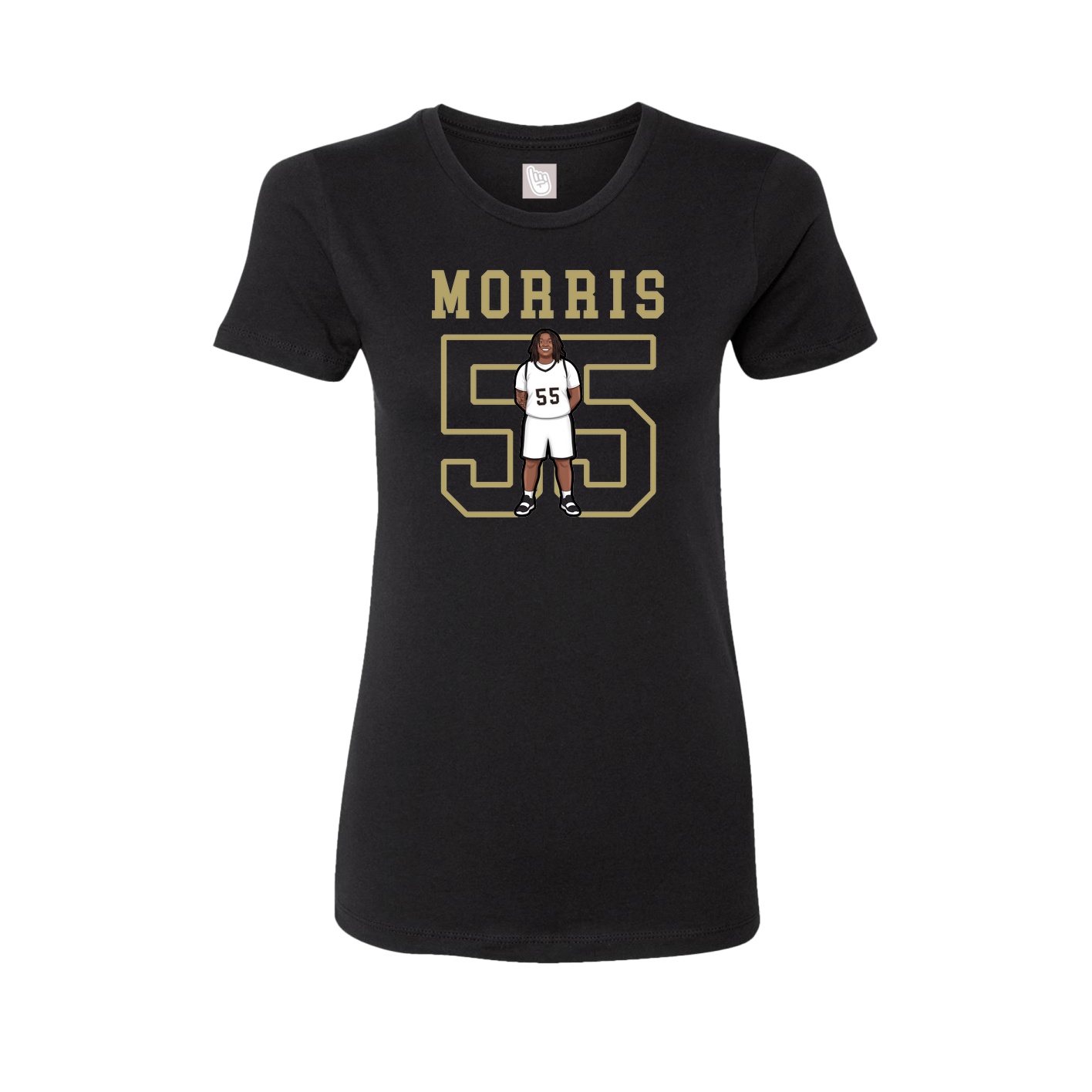 Fitted Women's Tee — Shirsey in Black