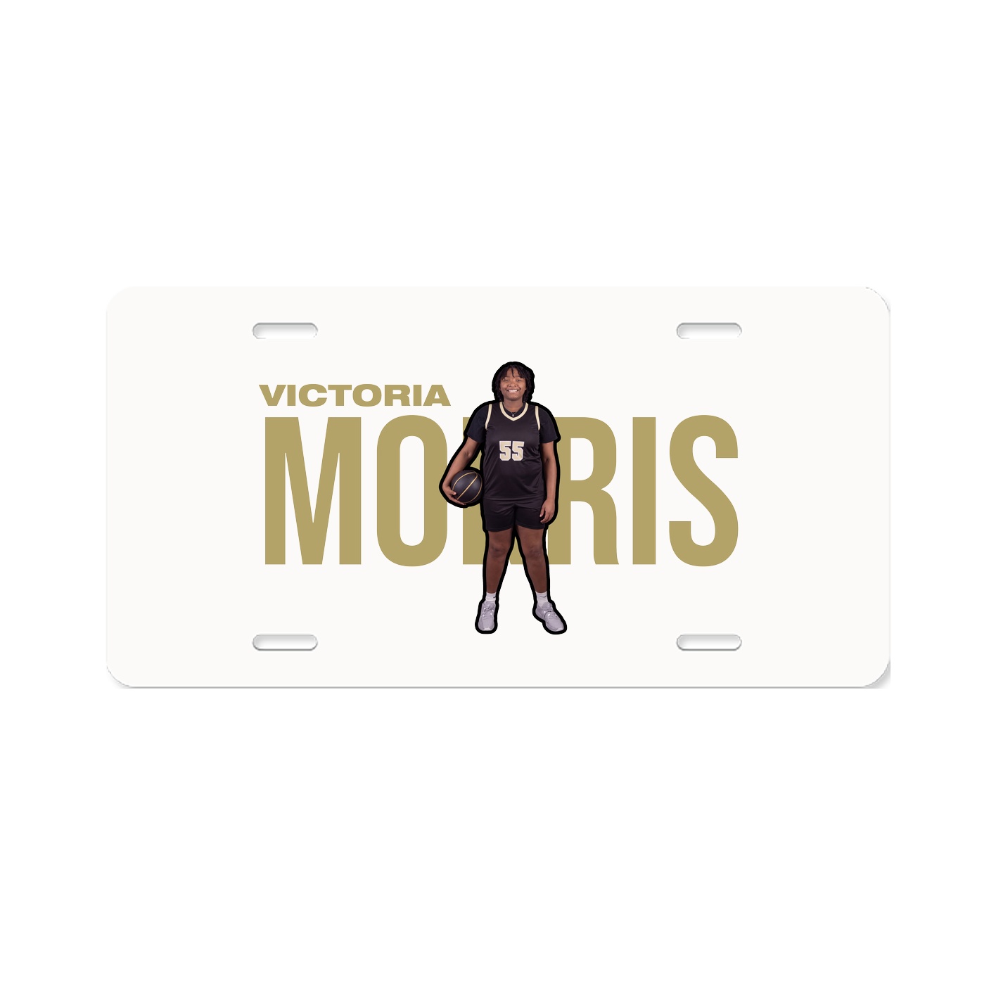 License Plate — Player Name in Classic