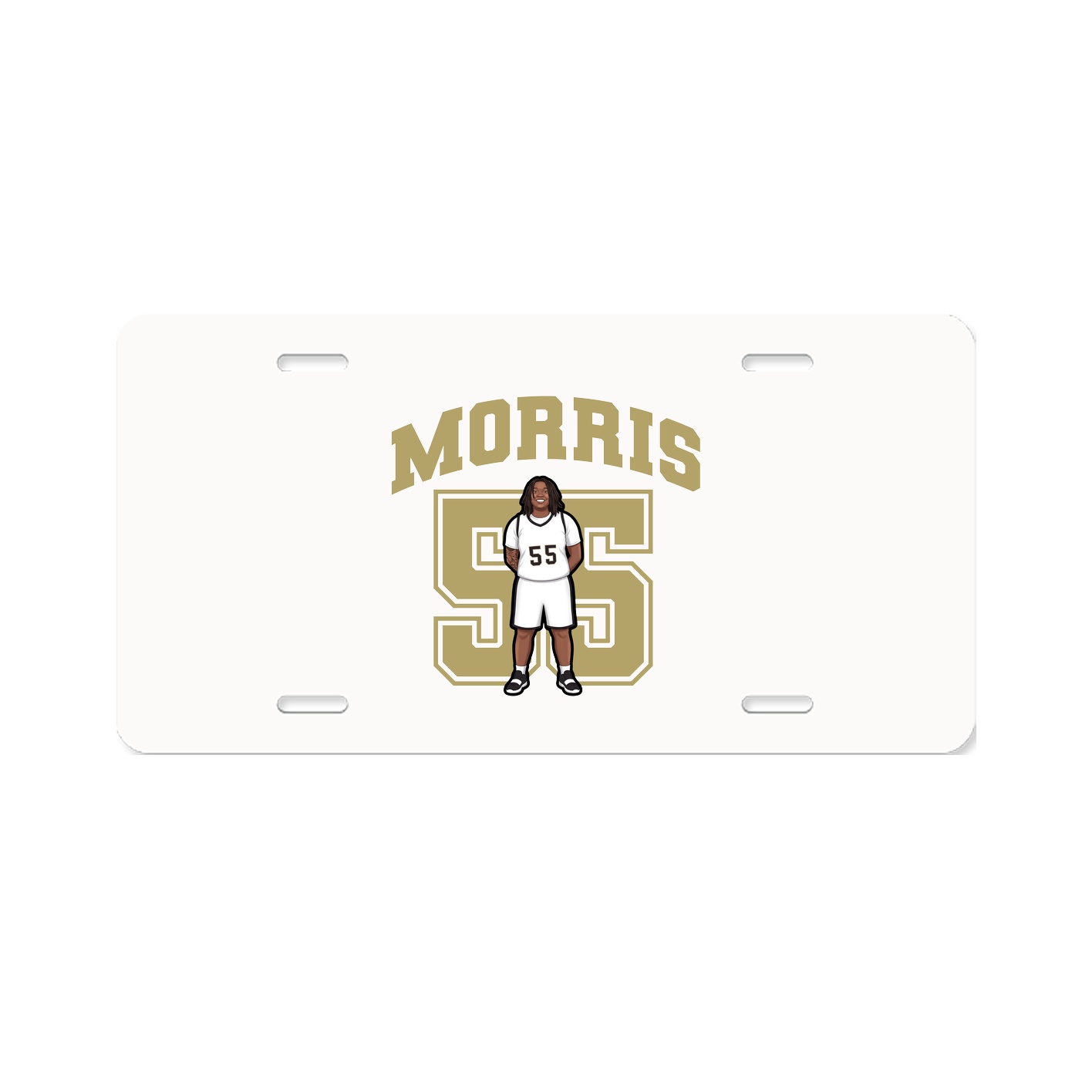 License Plate — Number in Classic