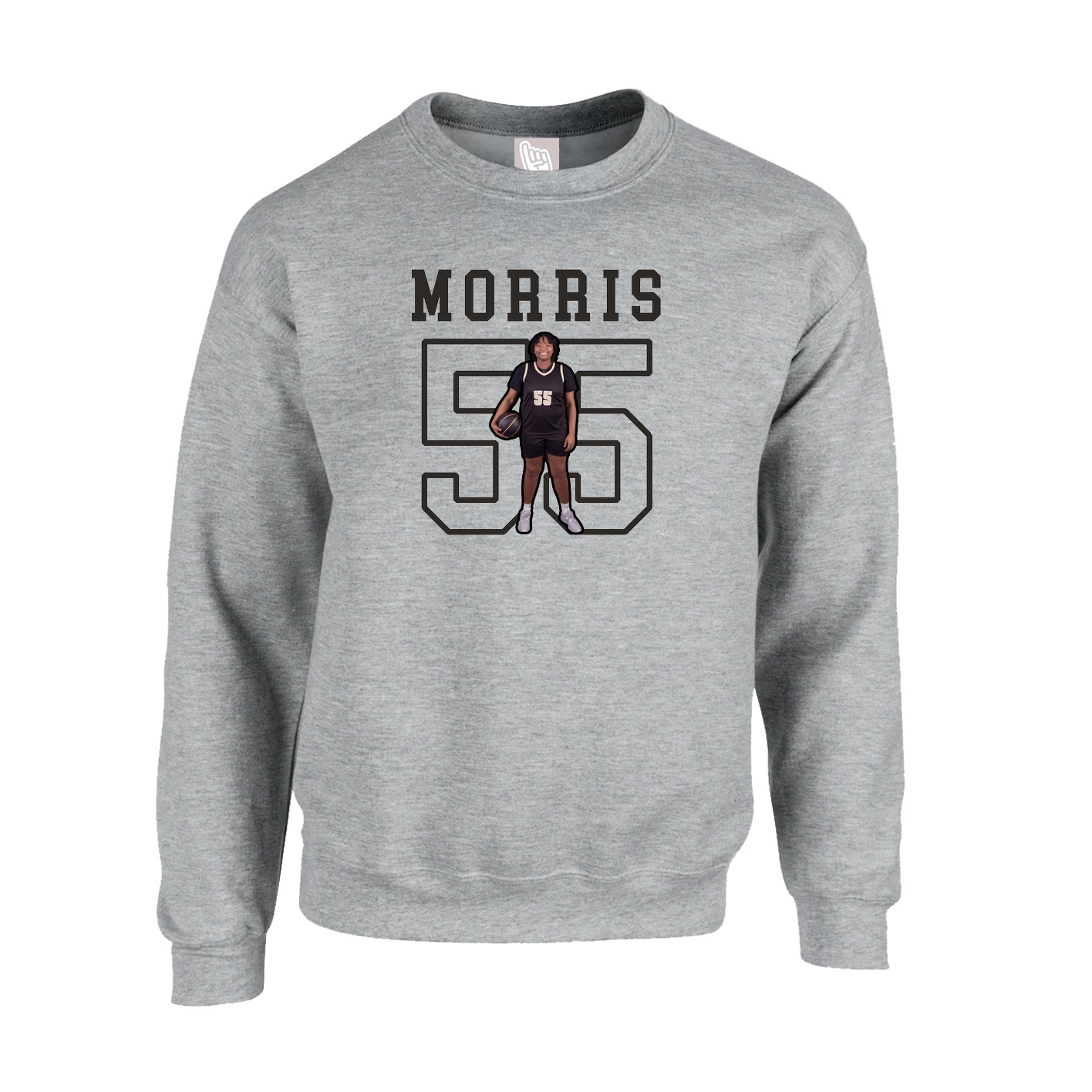 Fleece Crew — Shirsey in Grey