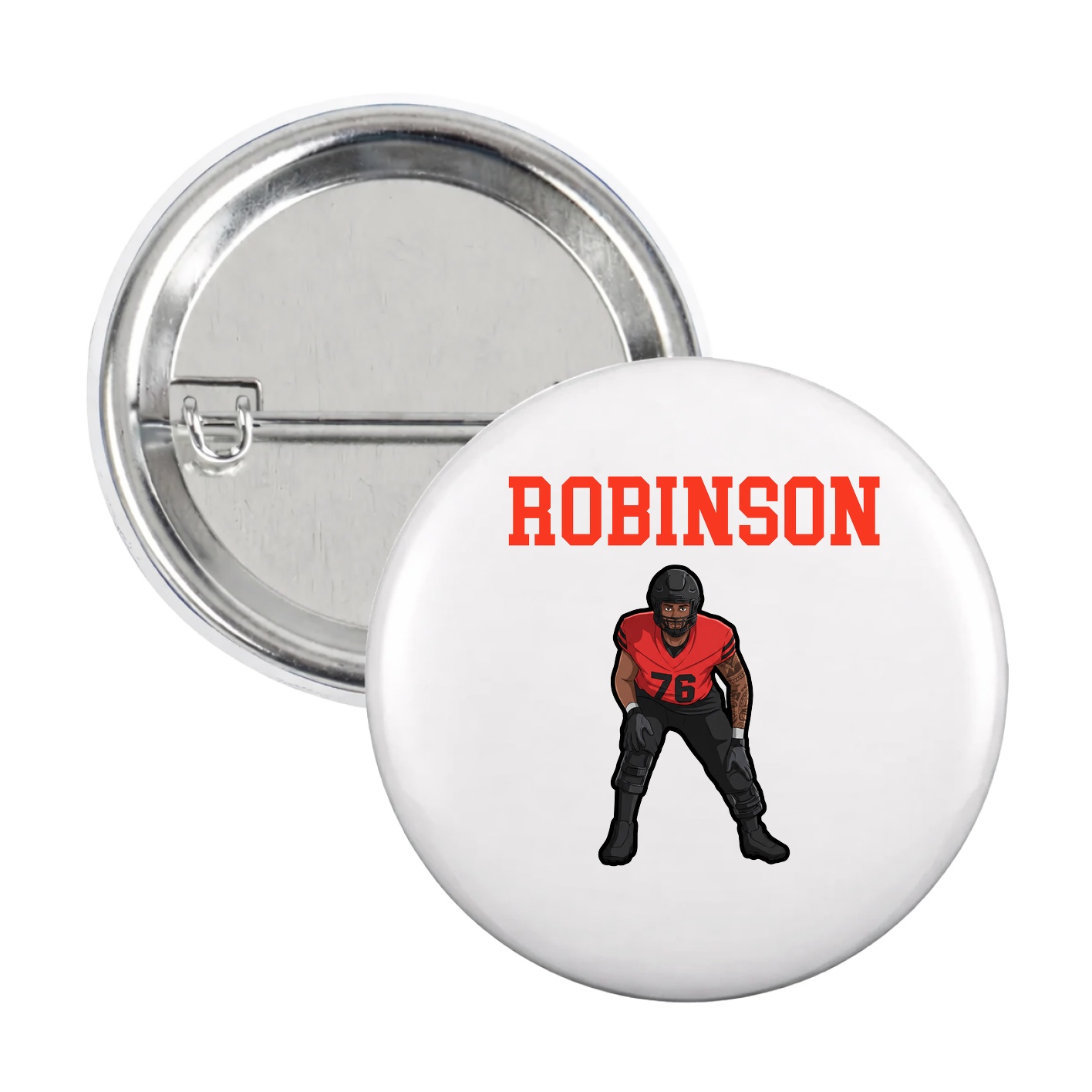 Game Day Button — Shirsey in White