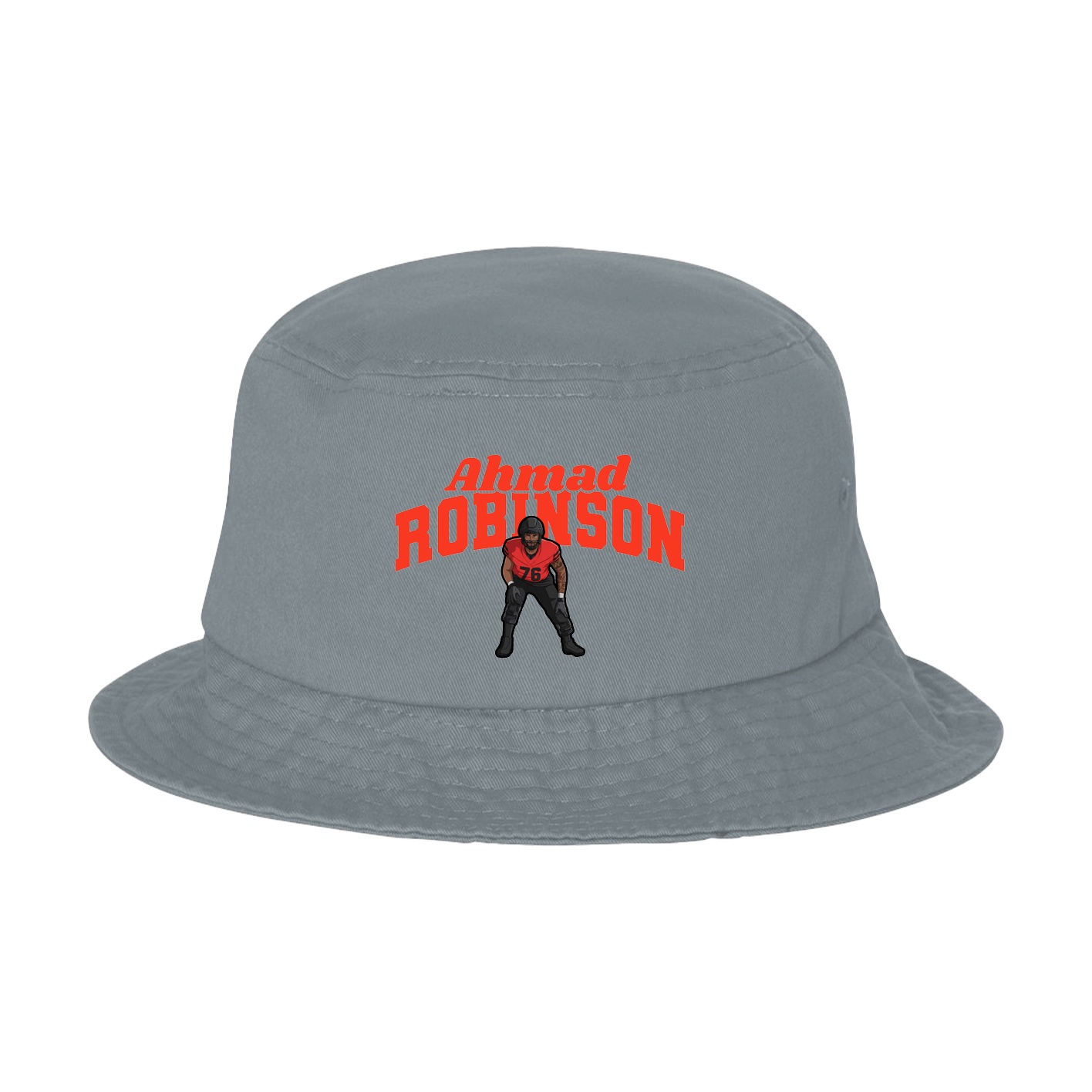 Bucket Cap — Signature Arch in Grey