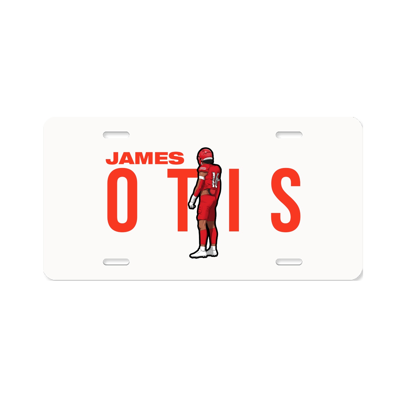 License Plate — Player Name in Classic