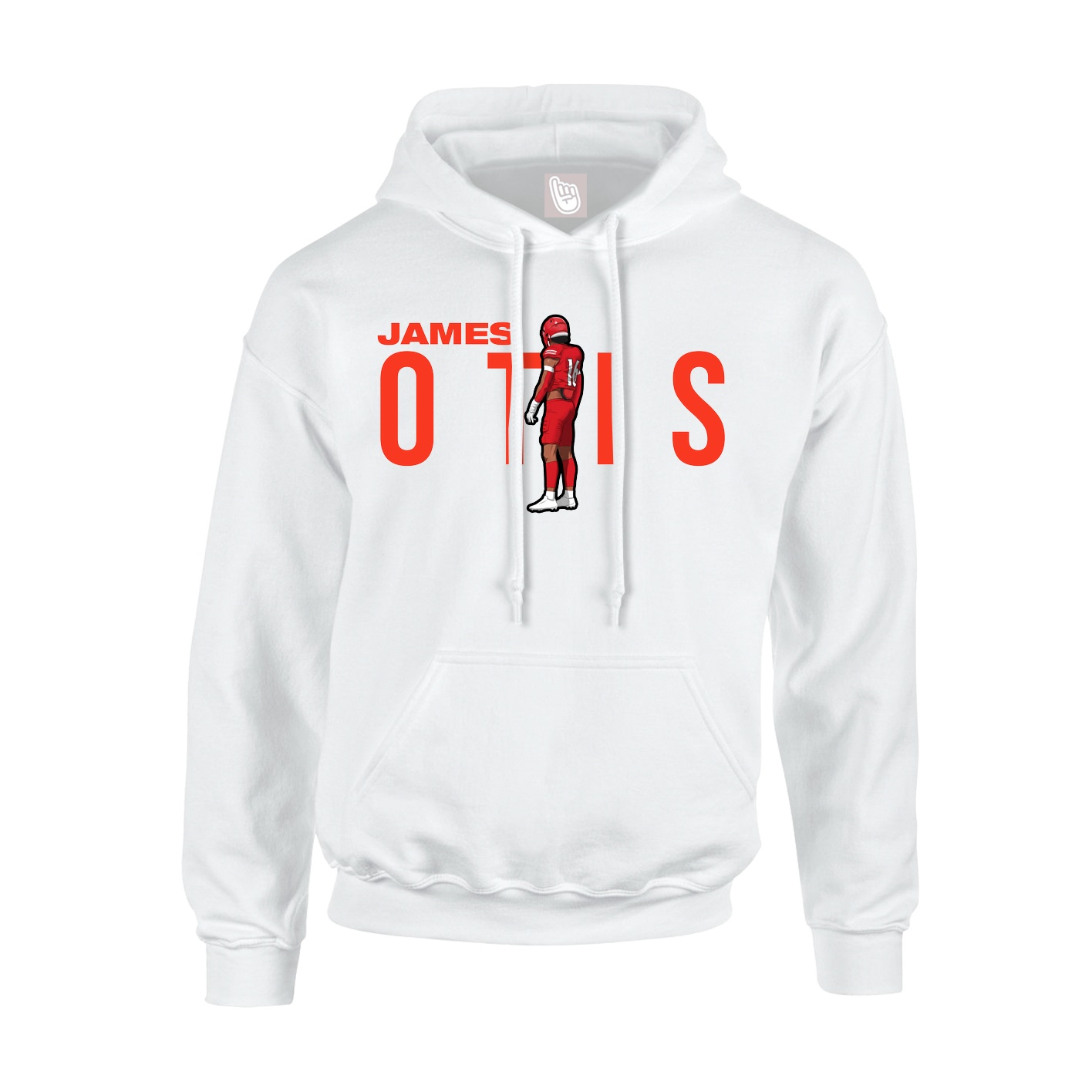 Youth Hoodie — Player Name in White