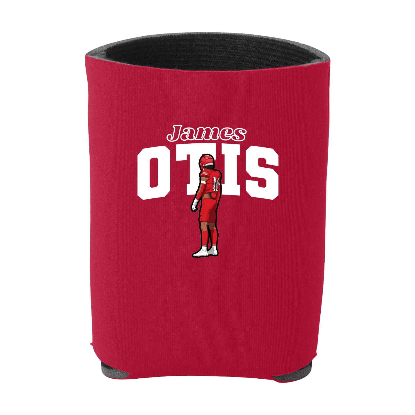 Can Holder — Name Arch in Red