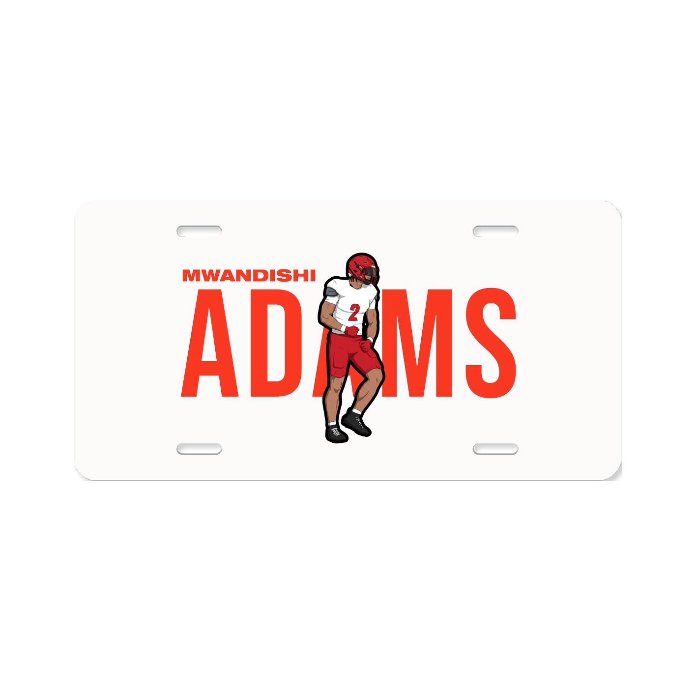 License Plate — Player Name in Classic