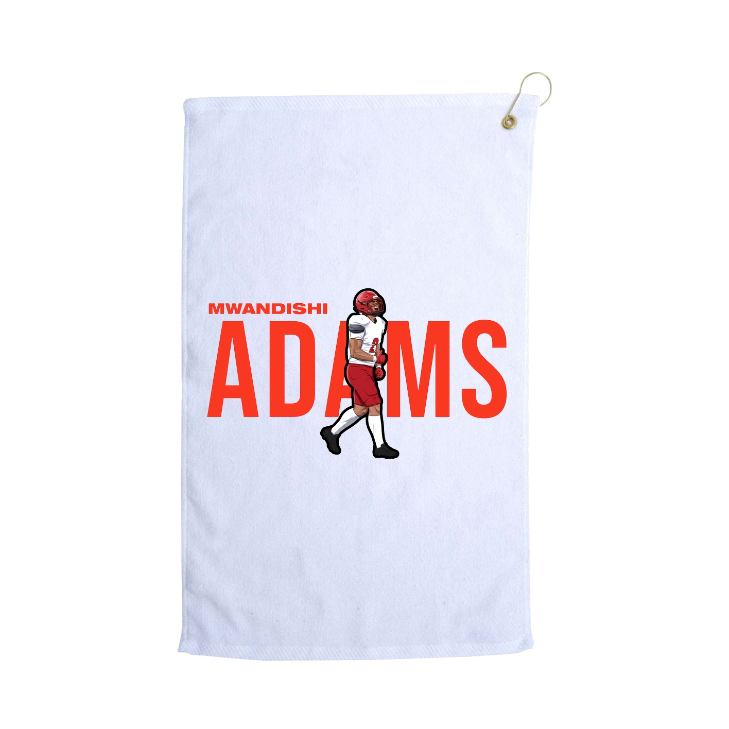 Golf Towel — Player Name in White