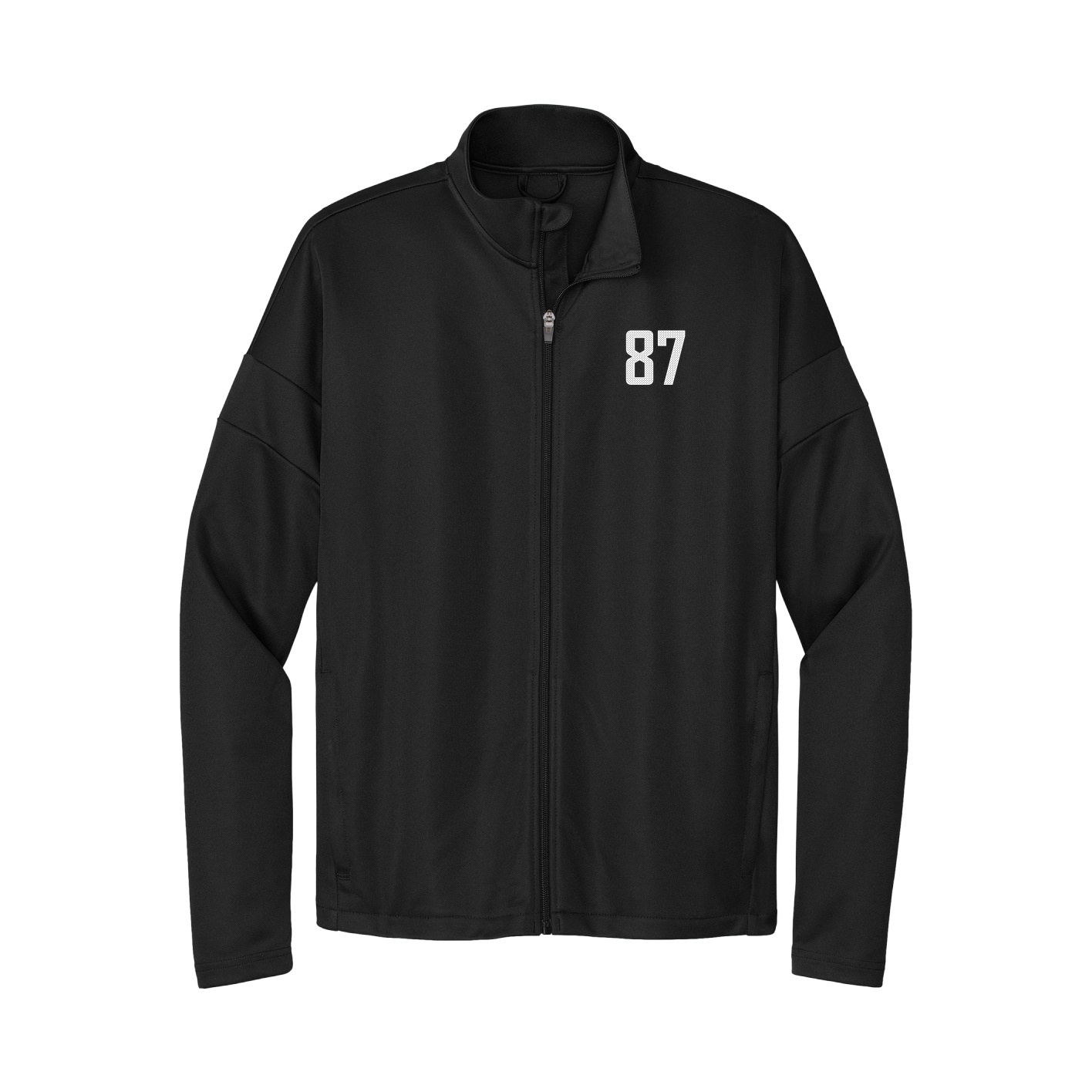 Team Travel Full-Zip Jacket — Front Shirsy in Black