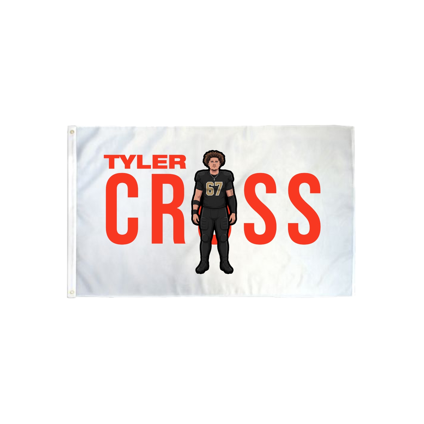 3x5 Flag — Player Name in Classic