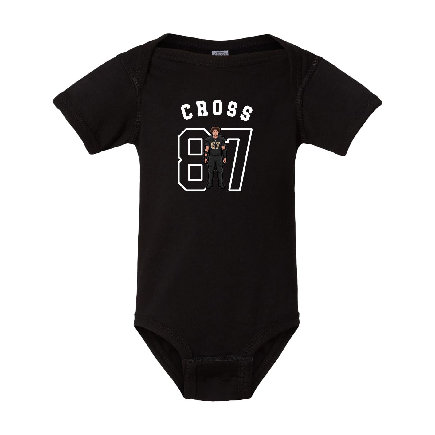 Baby Onesie — Shirsey Arch in Black