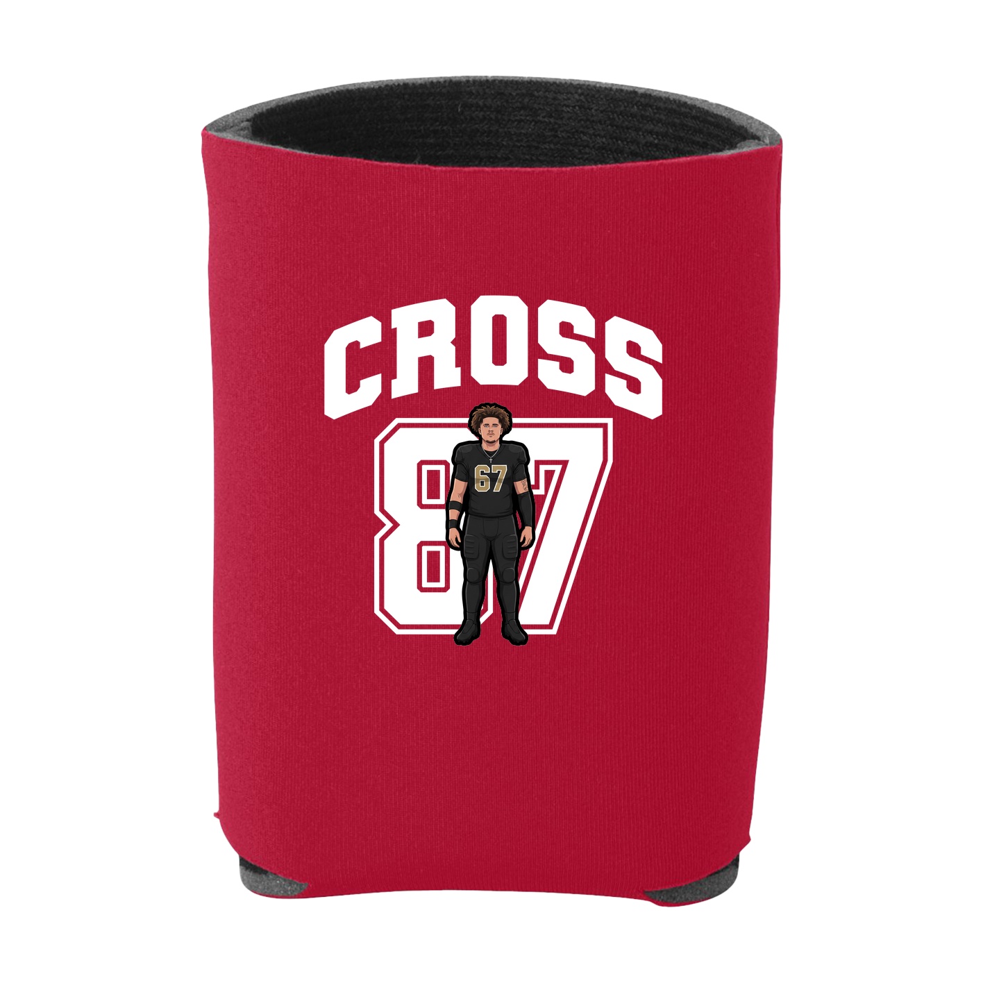 Can Holder — Number in Red