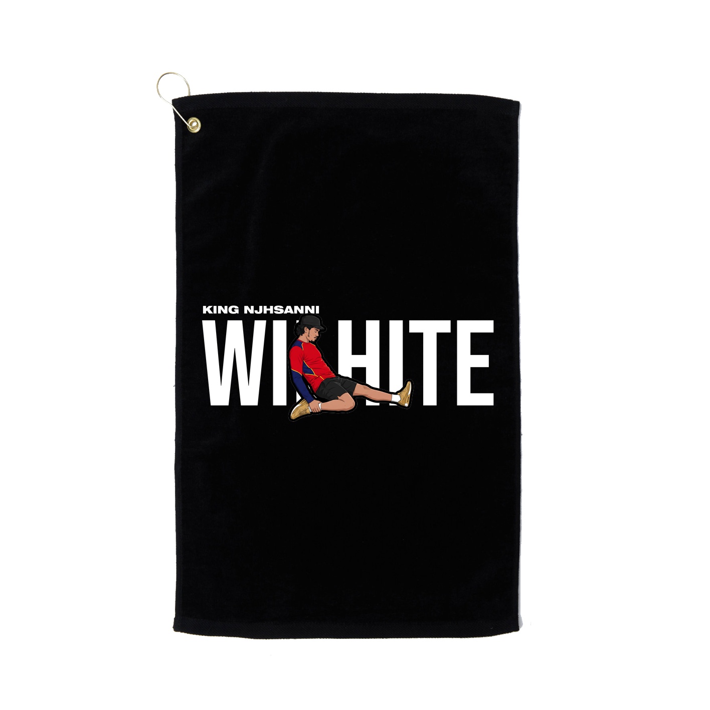 Golf Towel — Player Name in Black