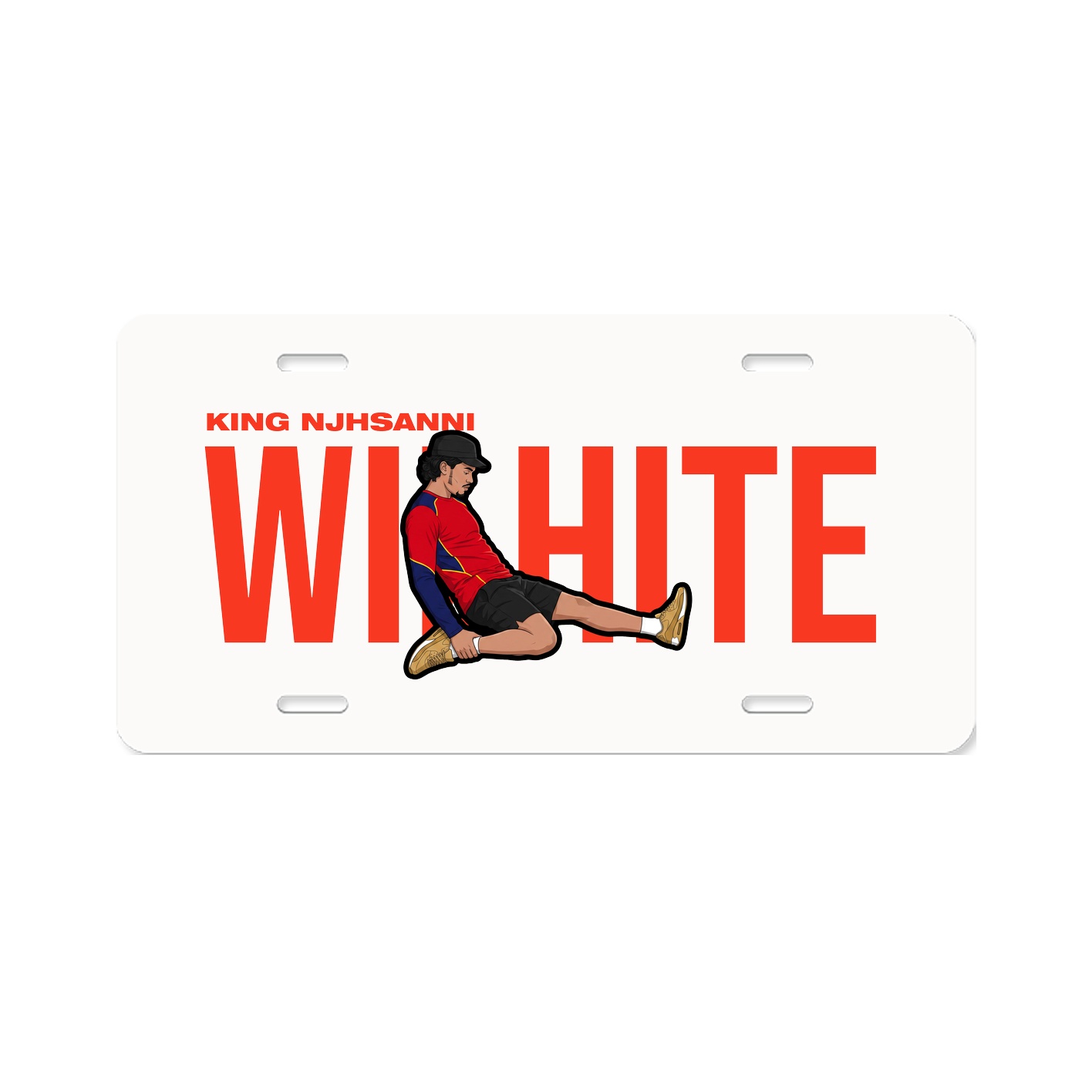 License Plate — Player Name in Classic