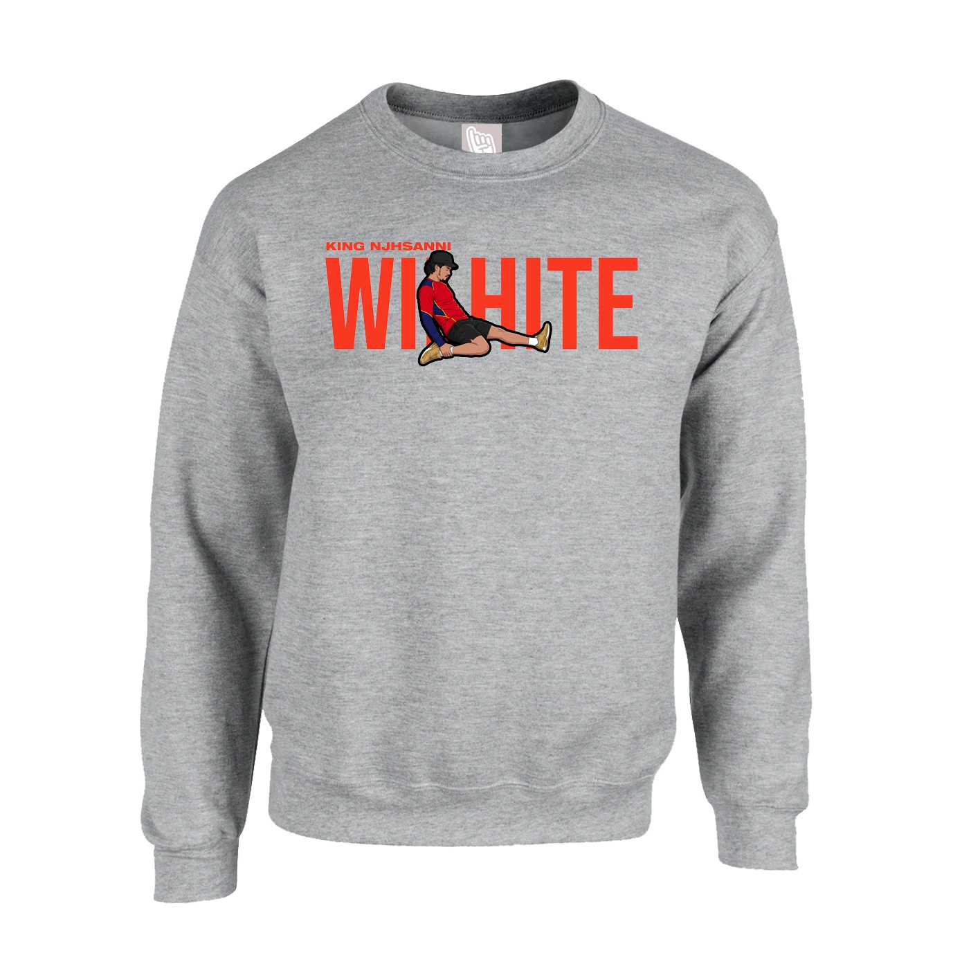 Fleece Crew — Player Name in Grey