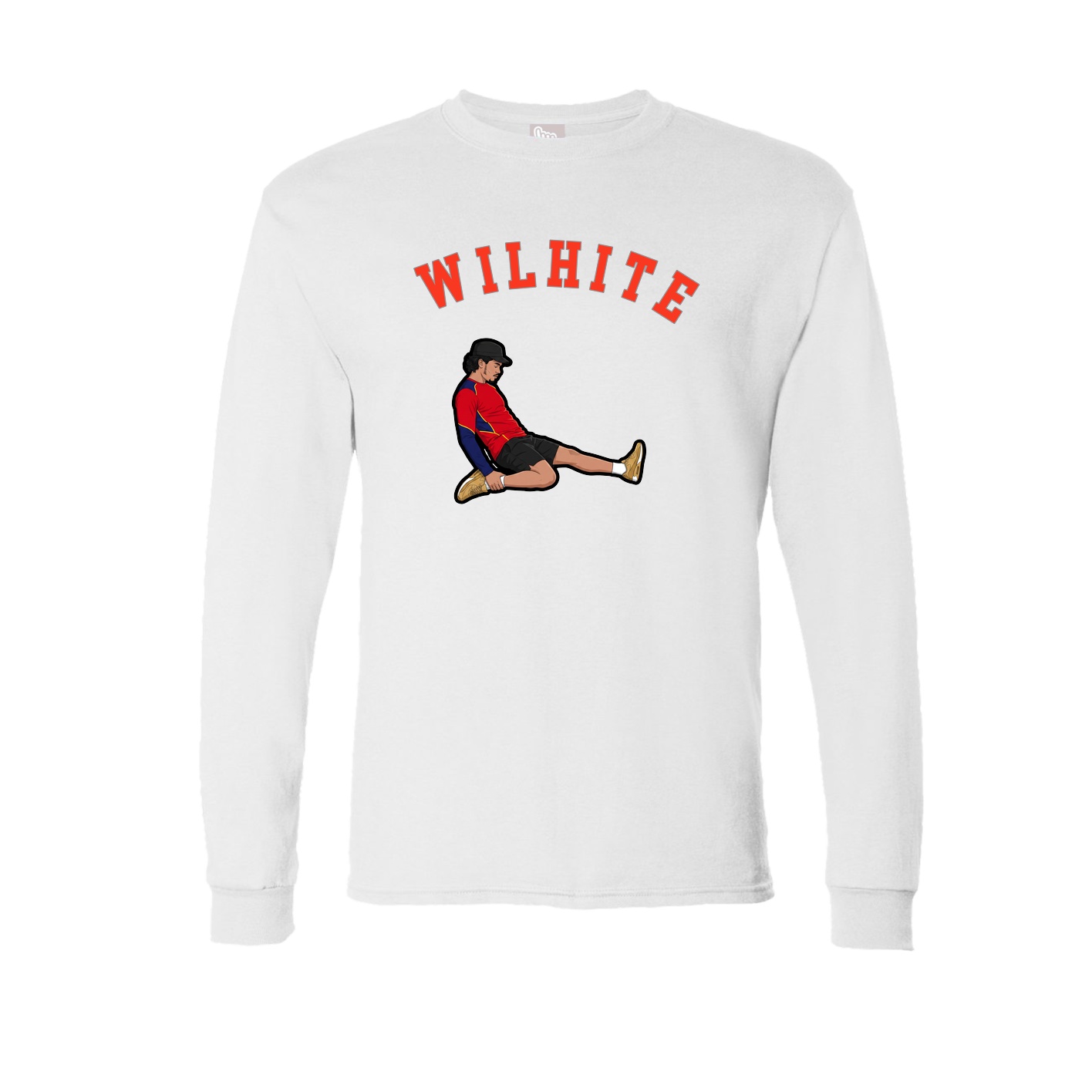 Long Sleeve Tee — Shirsey Arch in White
