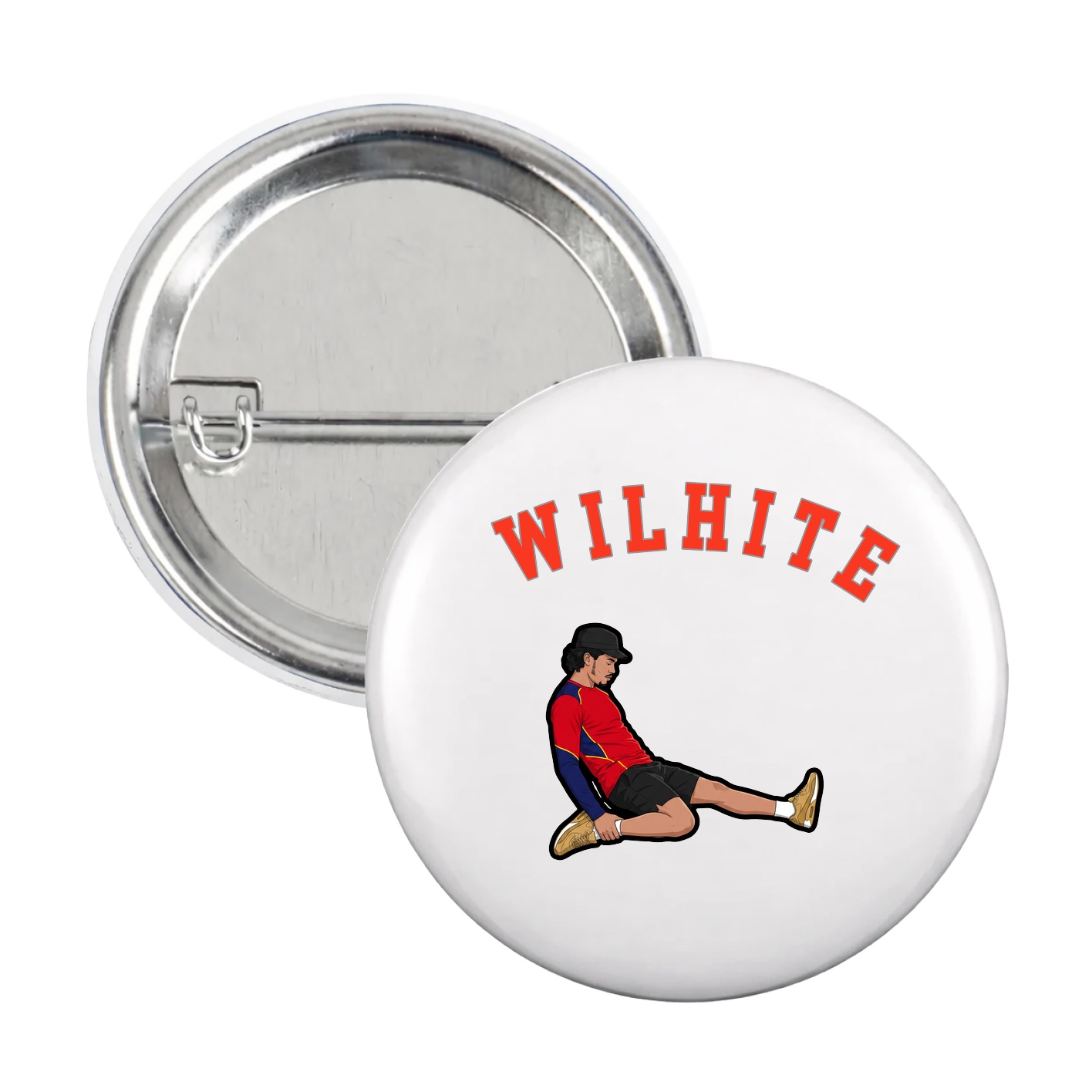 Game Day Button — Shirsey Arch in White