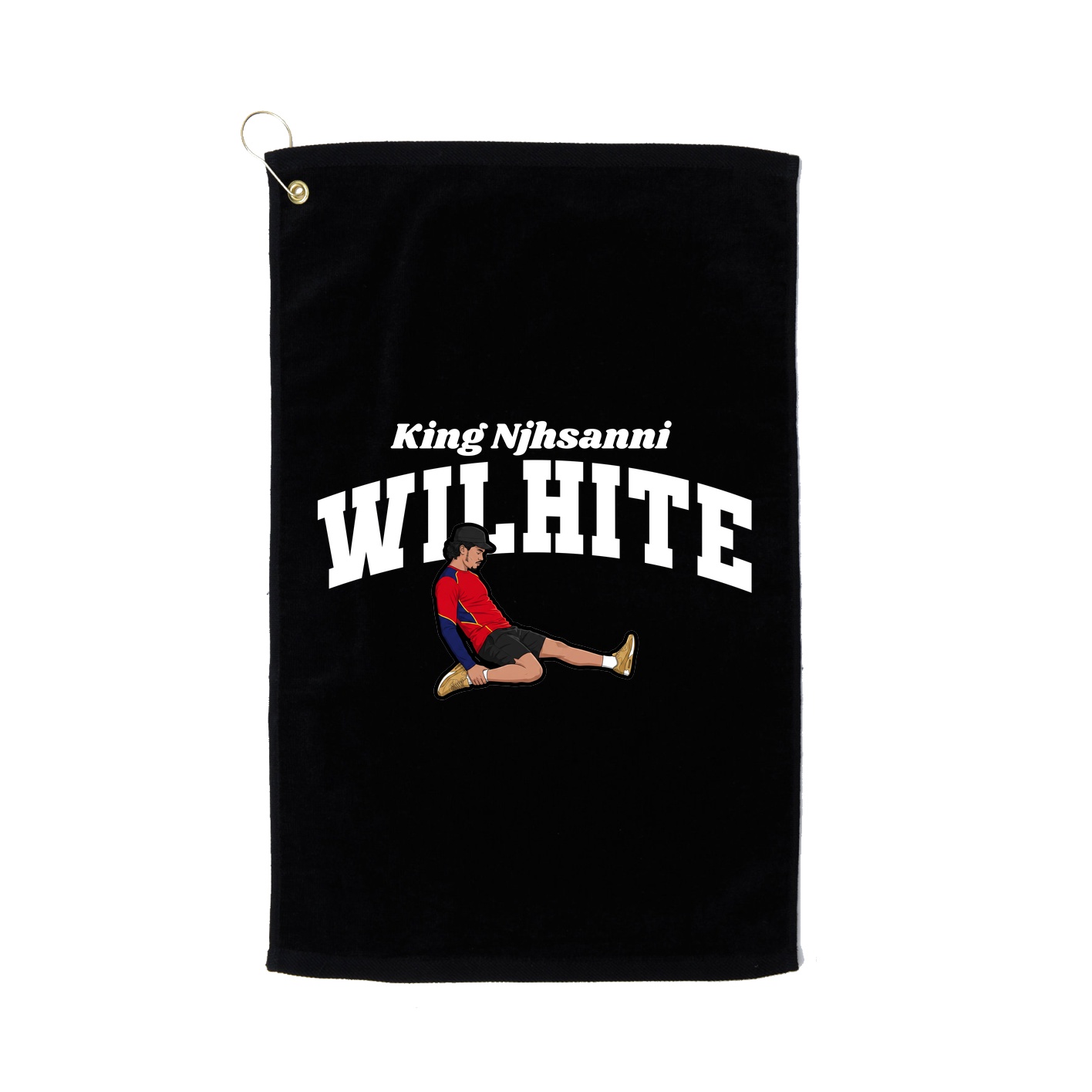 Golf Towel — Signature Arch in Black