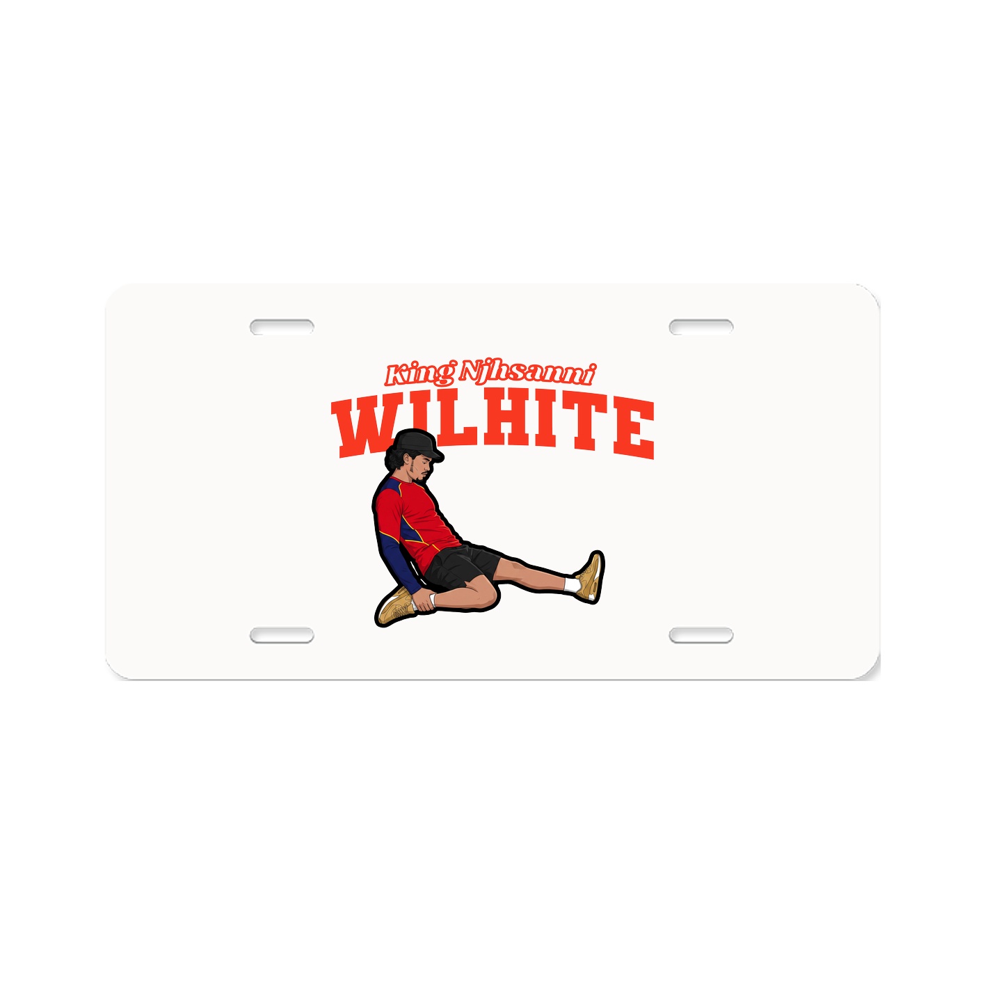 License Plate — Name Arch in Classic
