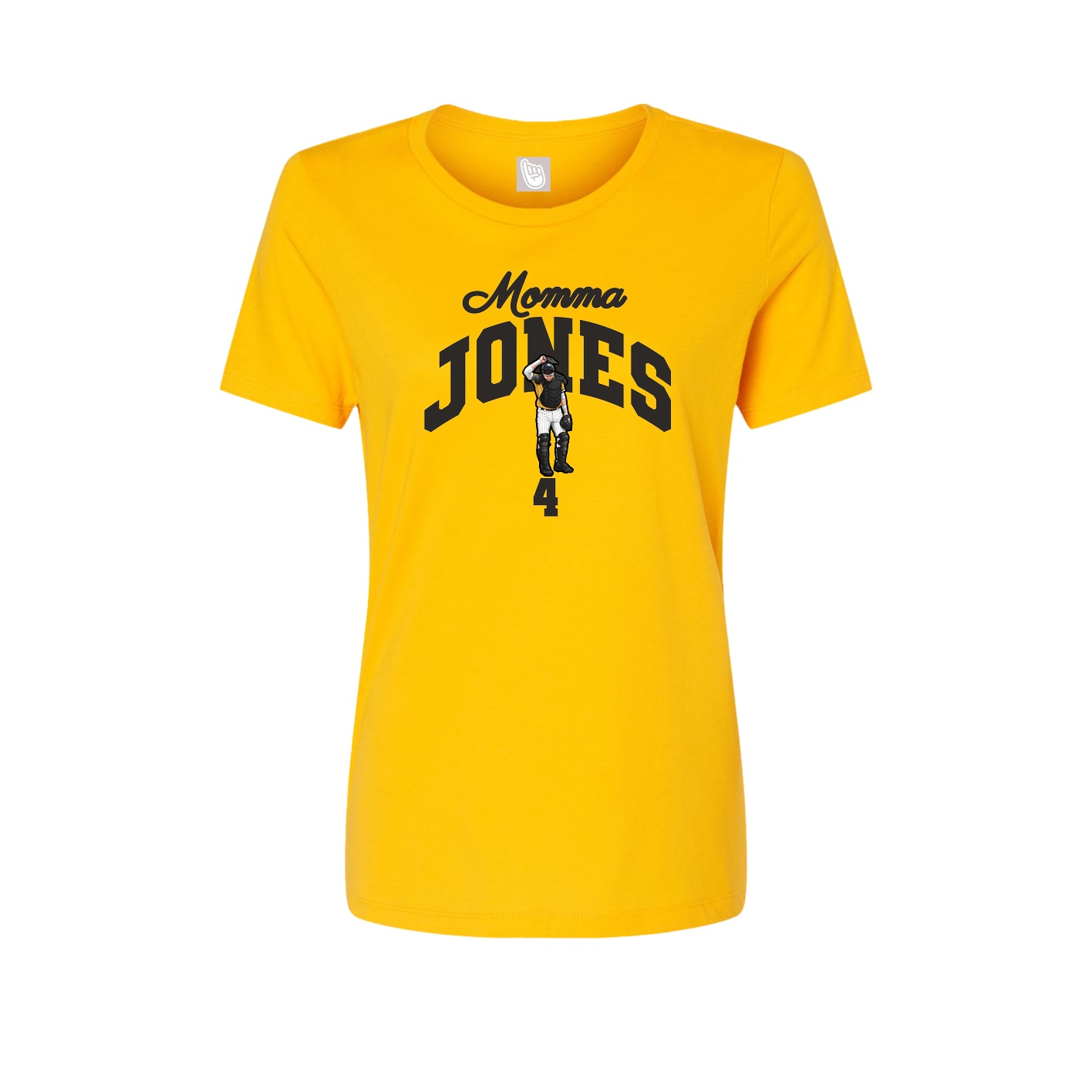 Womens Tee — Mothers Day Arch in Gold