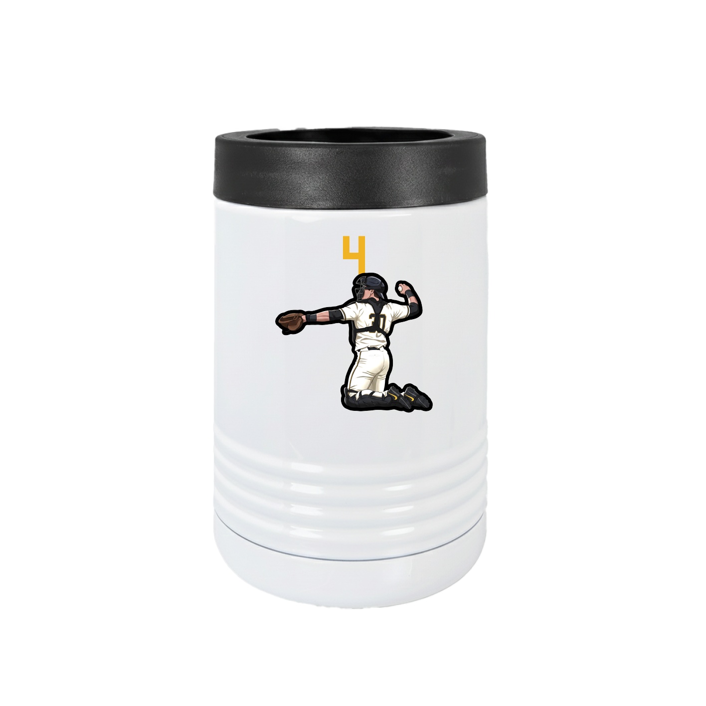 Beverage Holder — Number Top in White