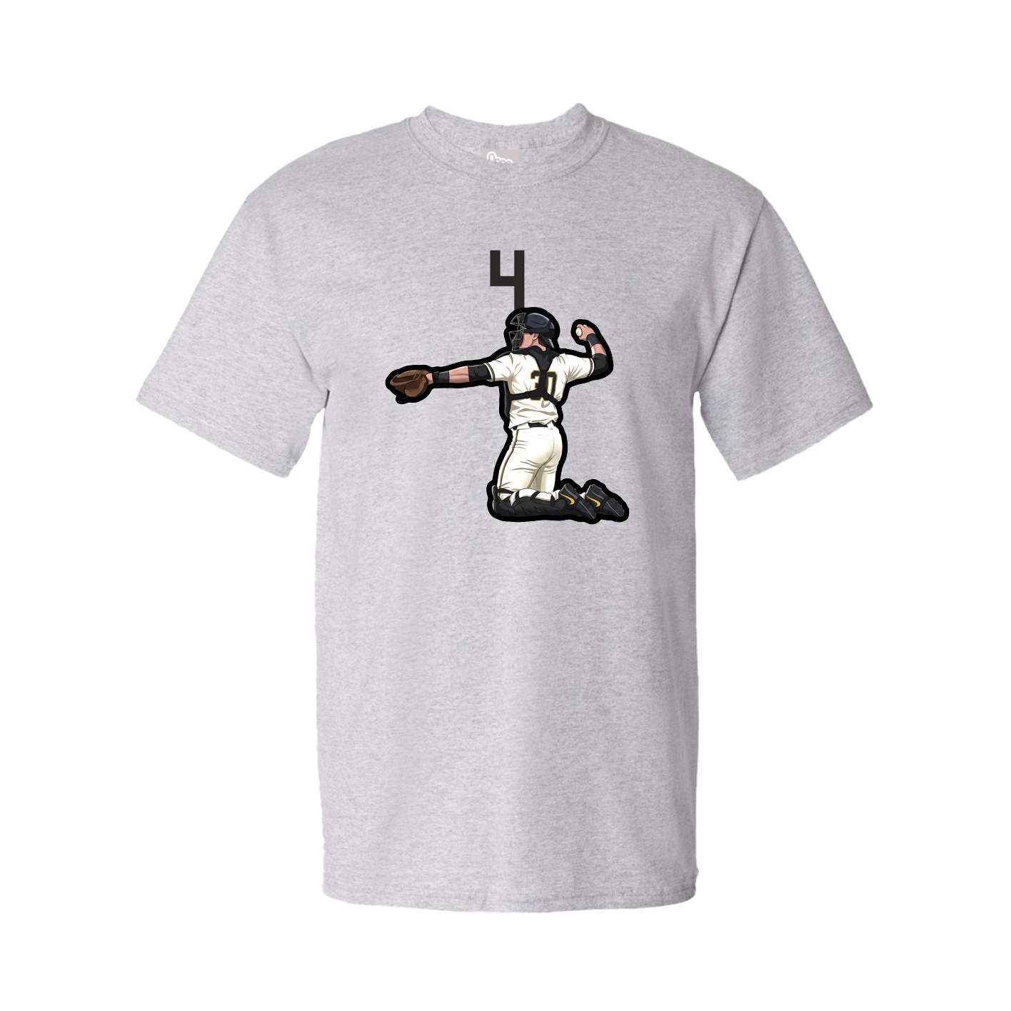 Tee — Number Top in Grey