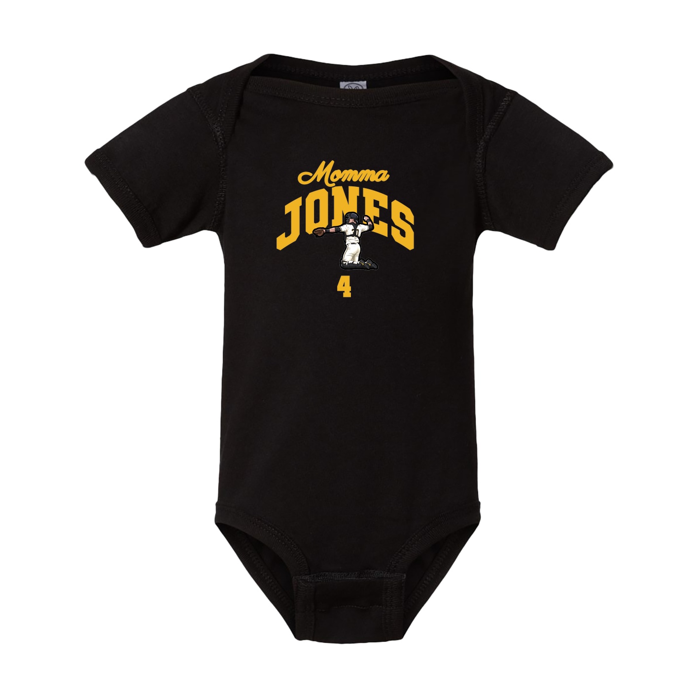 Baby Onesie — Mothers Day Arch in Black