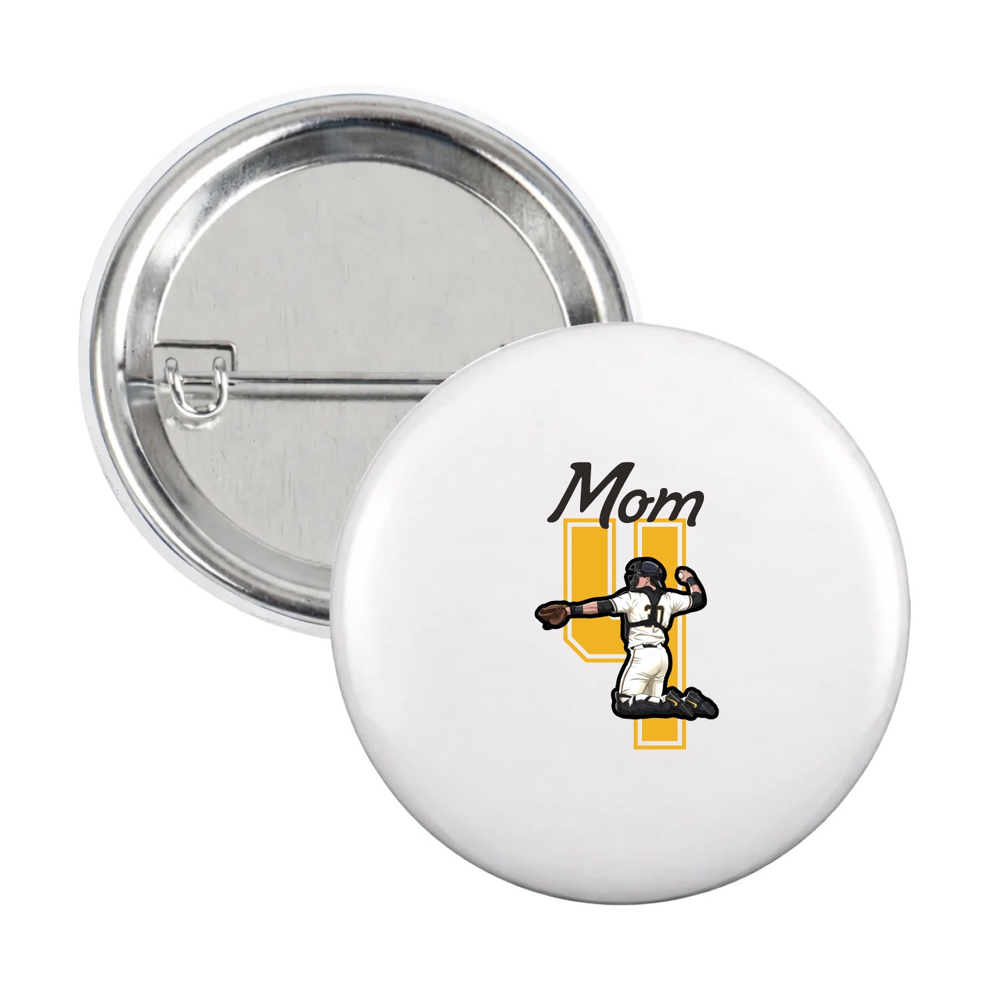 Game Day Button — Mothers Day Shirsey in White