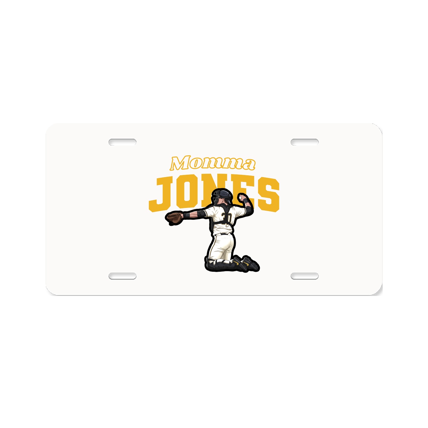 License Plate — Mothers Day Block in Classic
