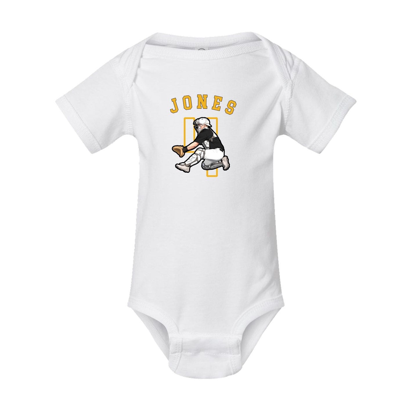Baby Onesie — Shirsey Arch in White
