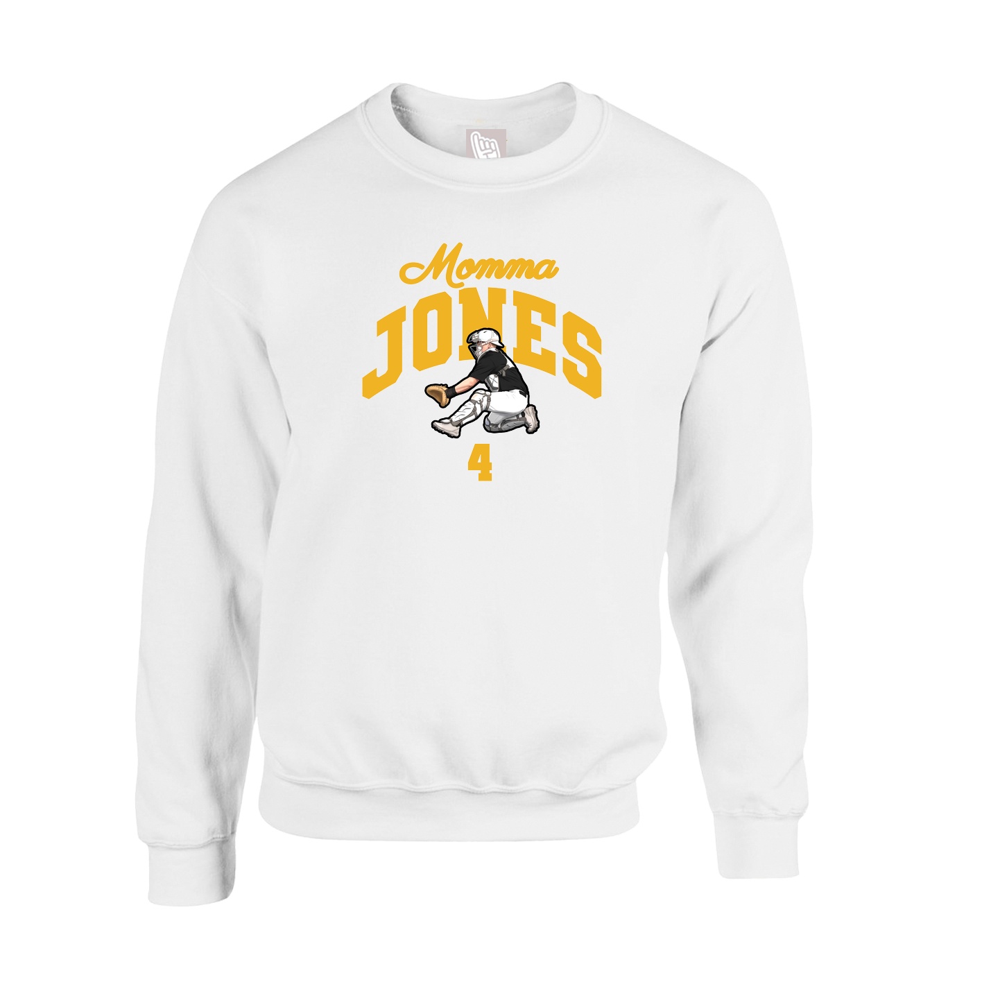 Fleece Crew — Mothers Day Arch in White